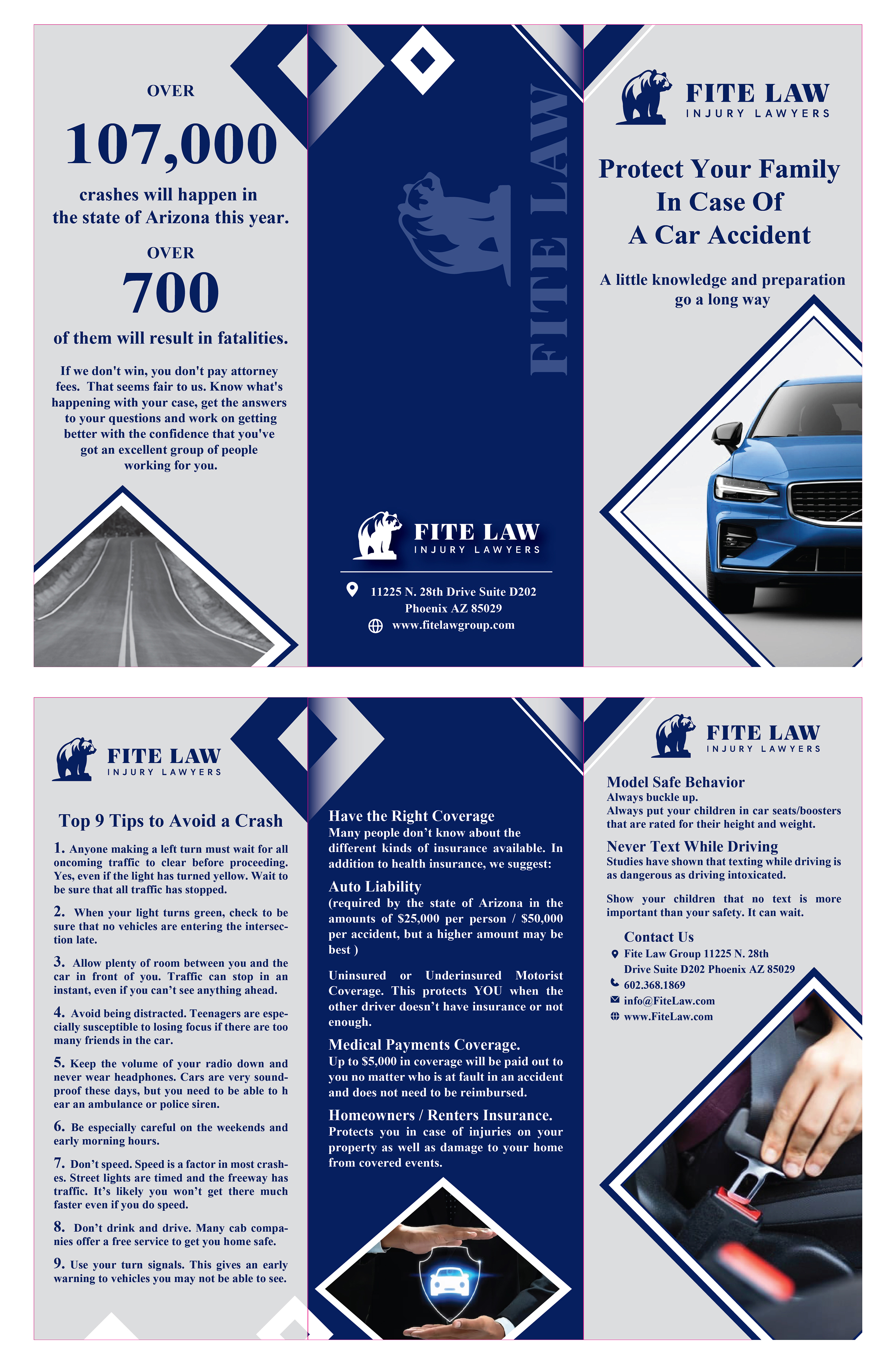 Brochure Design by HT Graphic for Fite Law Group | Design #30751391