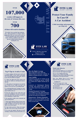 Diseño de Brochure por HT Graphic para Fite Law Group | Diseño: #30751391