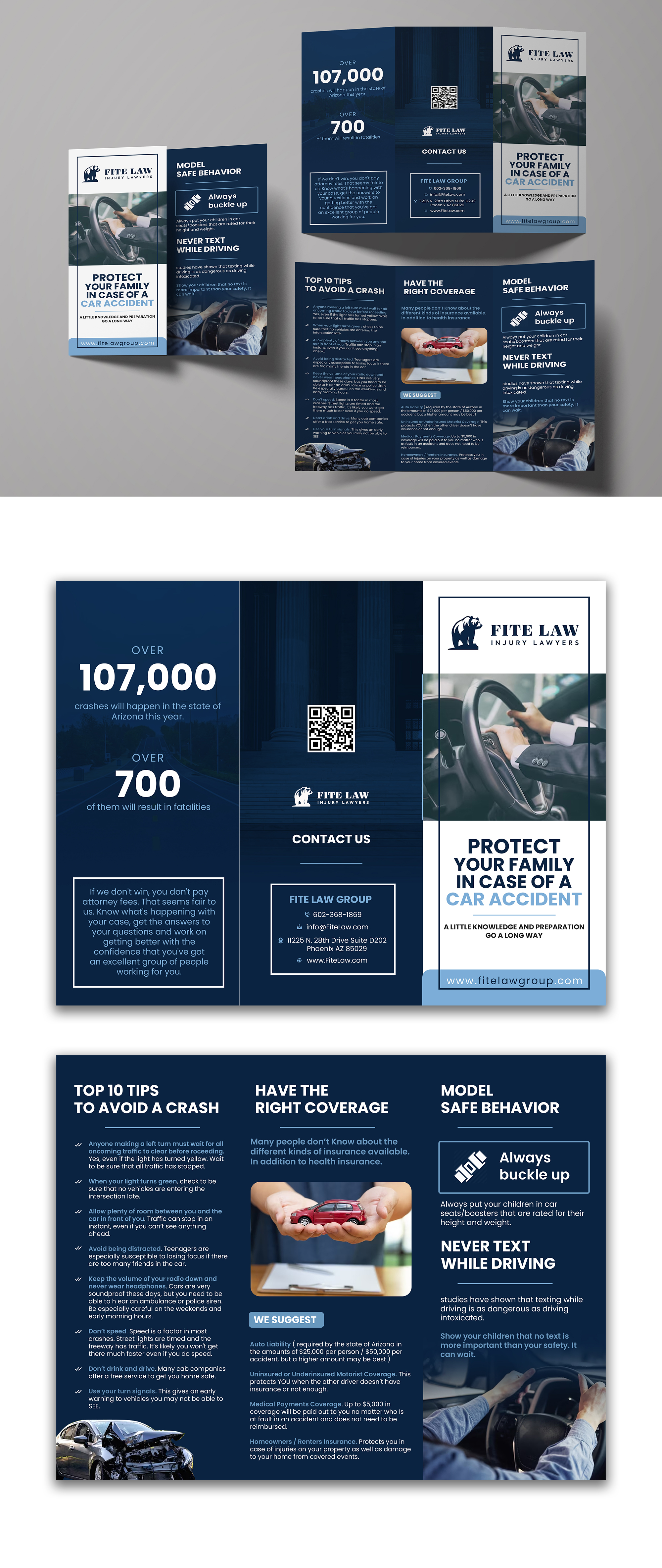 Brochure Design by debdesign for Fite Law Group | Design #30711908