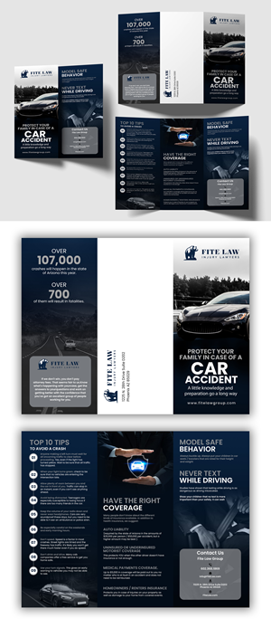 Diseño de Brochure por debdesign para Fite Law Group | Diseño: #30712226