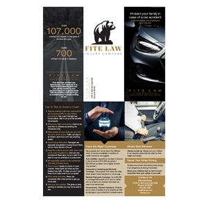 Diseño de Brochure por Solarex Corporation para Fite Law Group | Diseño #30700821