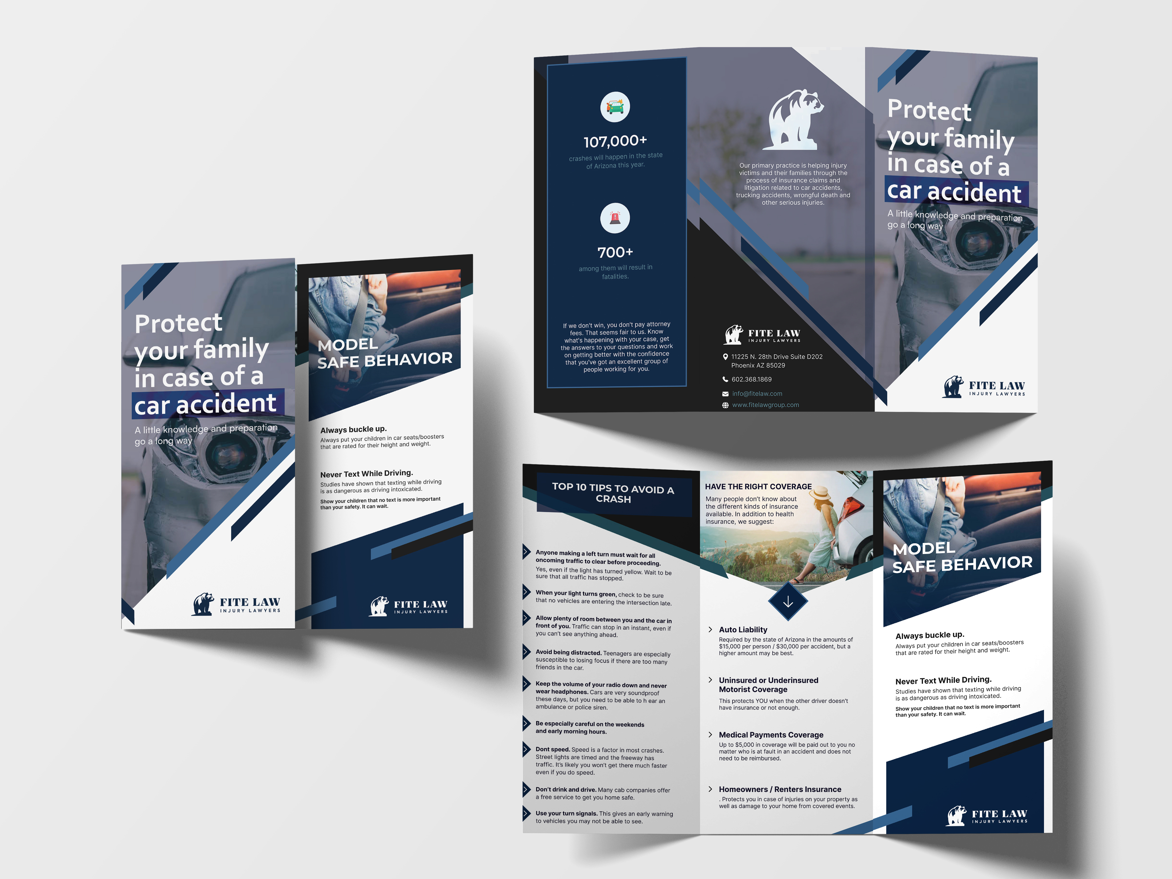 Diseño de Brochure por Wolfpencil Designs para Fite Law Group | Diseño #30732865