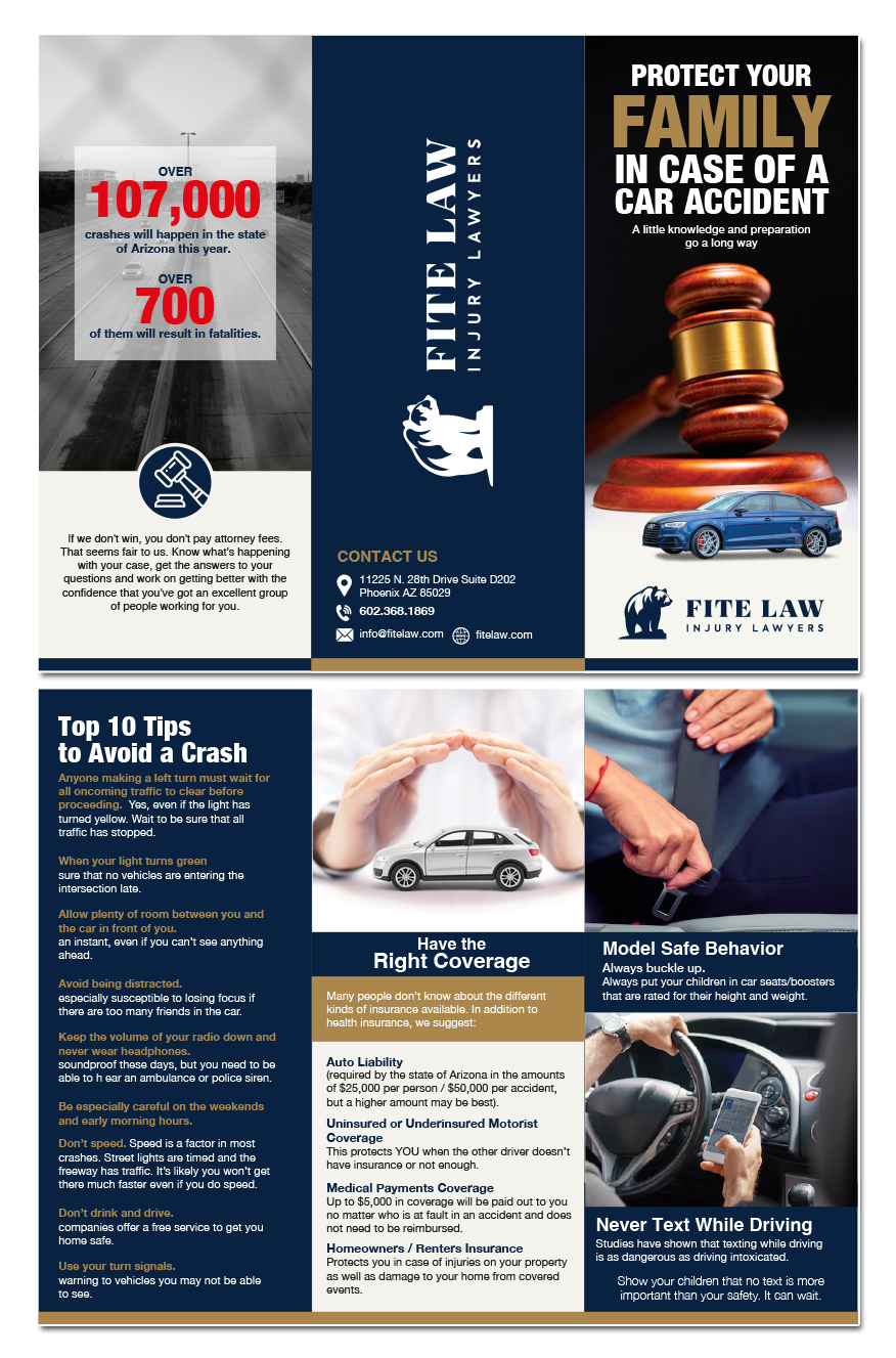 Brochure Design by fawadawan for Fite Law Group | Design #30739993
