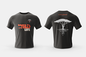African boutique wildlife safari lodge needs t shirt design representing our brand