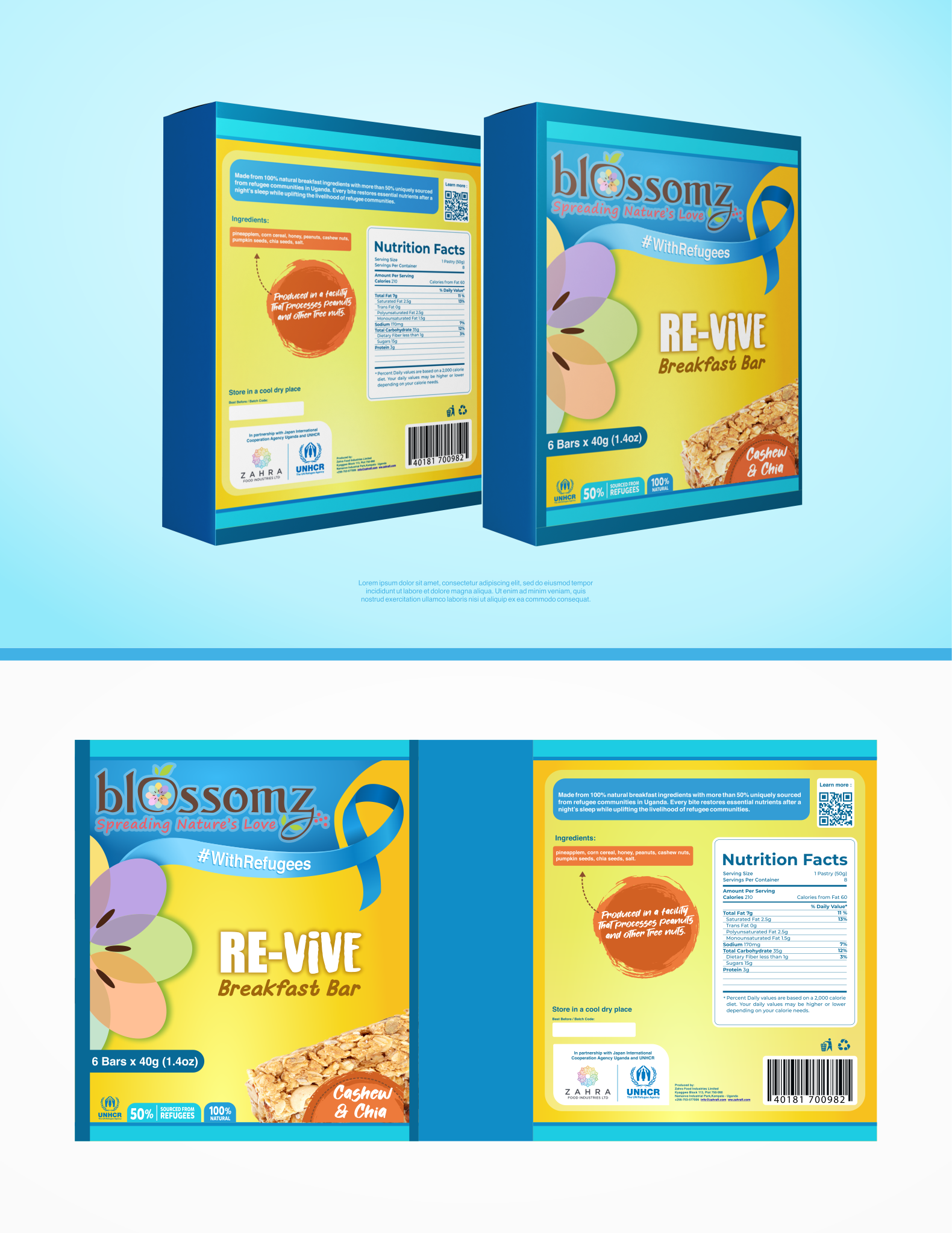 Diseño de Empaque por LUTNG. para Zahra Food Industries Ltd | Diseño #30764396