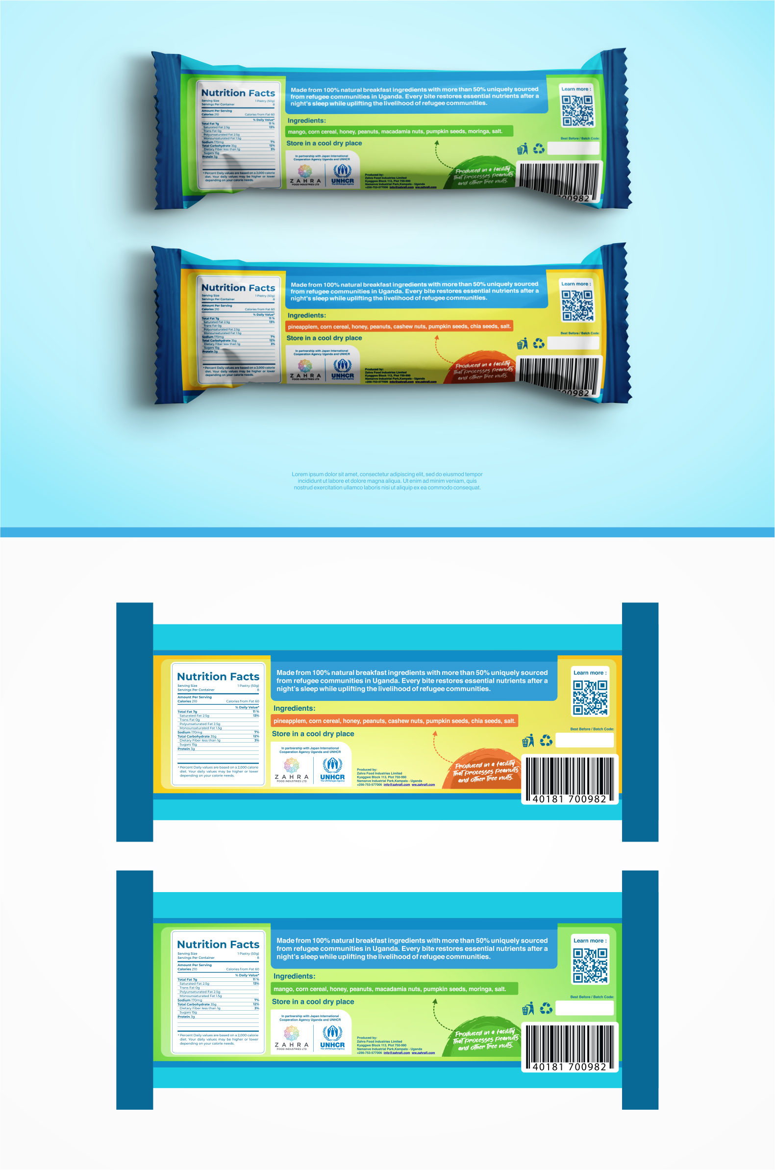Design Emballage par LUTNG. pour Zahra Food Industries Ltd | Design #30764397