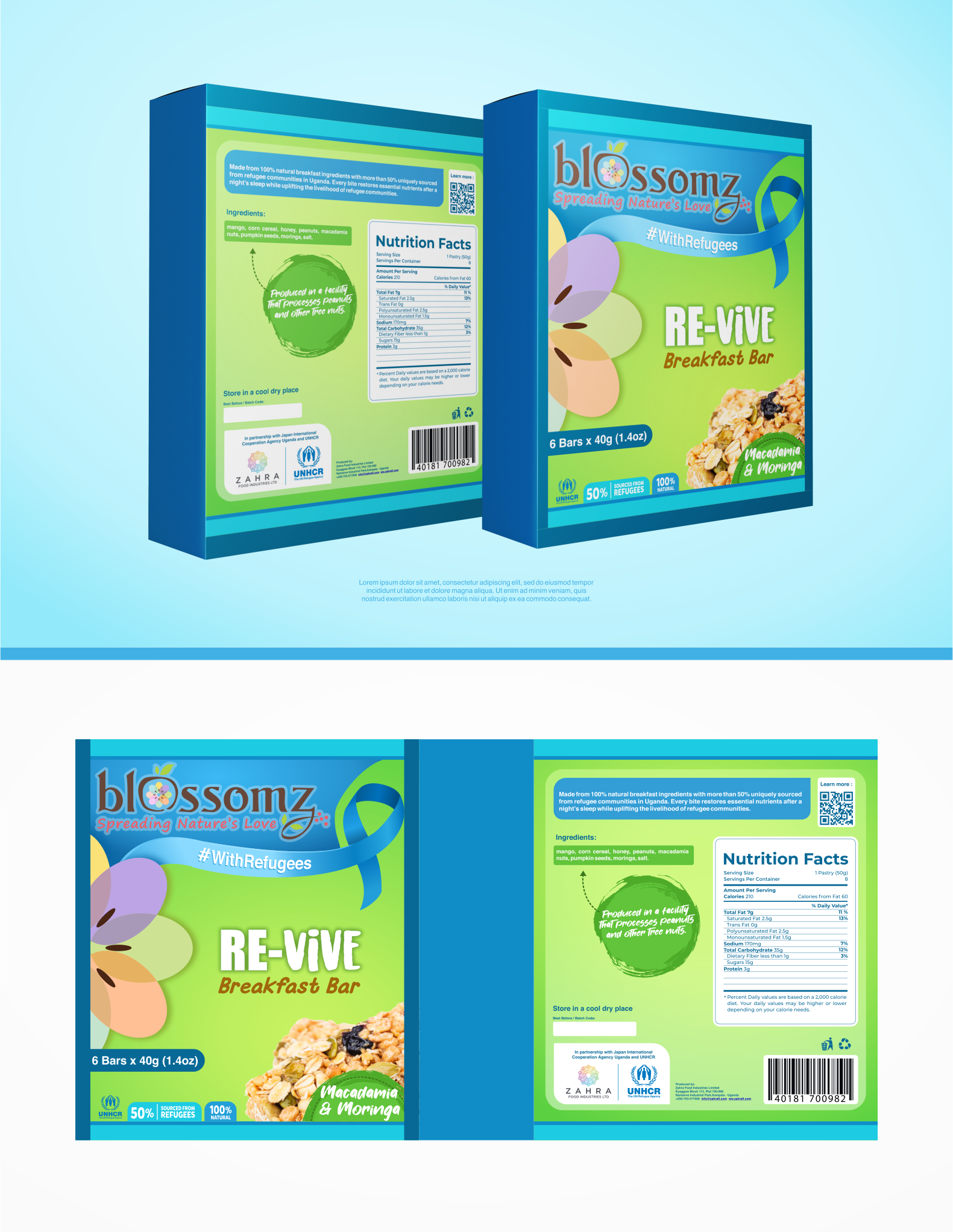 Design Emballage par LUTNG. pour Zahra Food Industries Ltd | Design #30764398