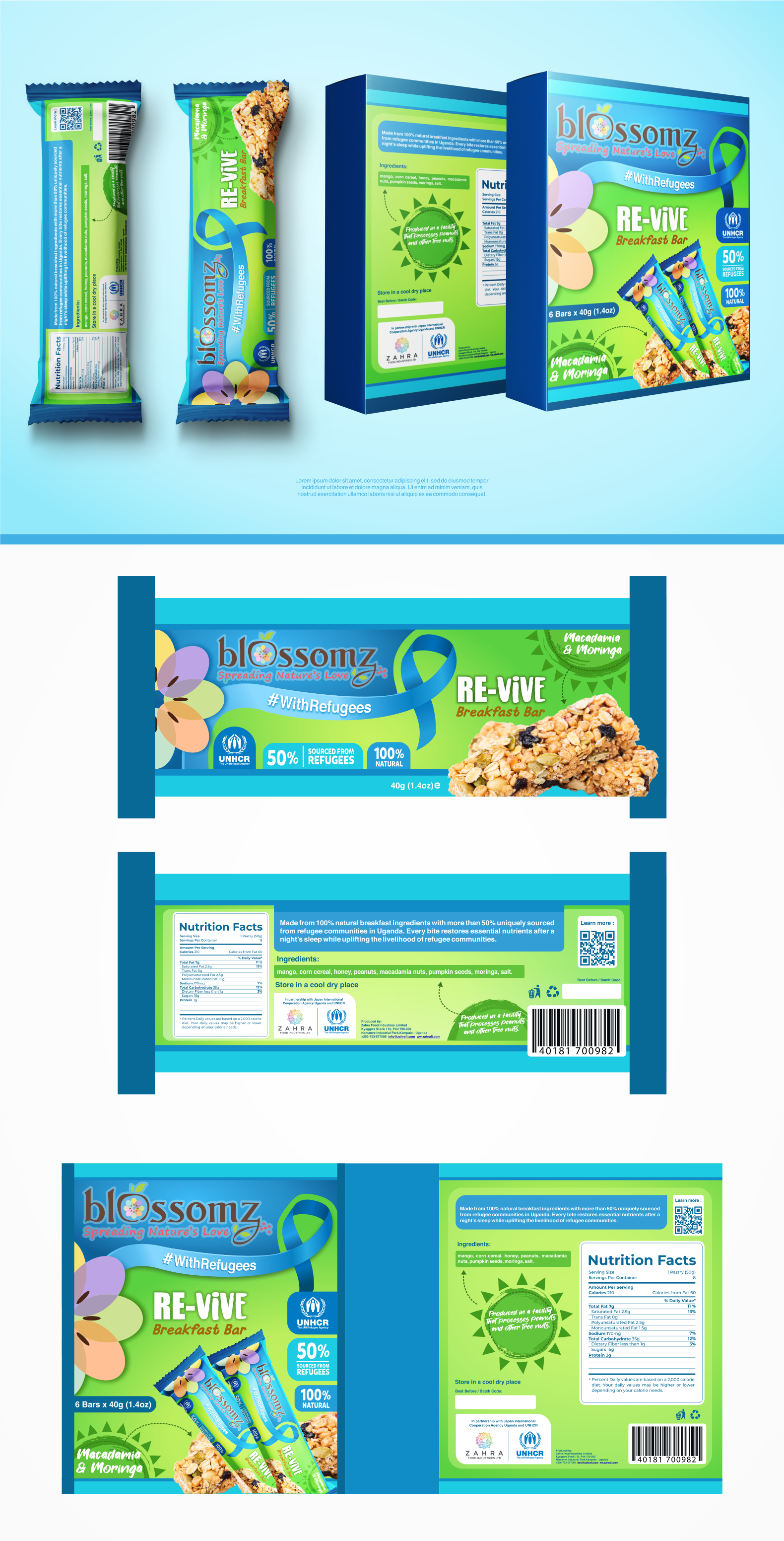 Packaging Design by LUTNG. for Zahra Food Industries Ltd | Design #30832923
