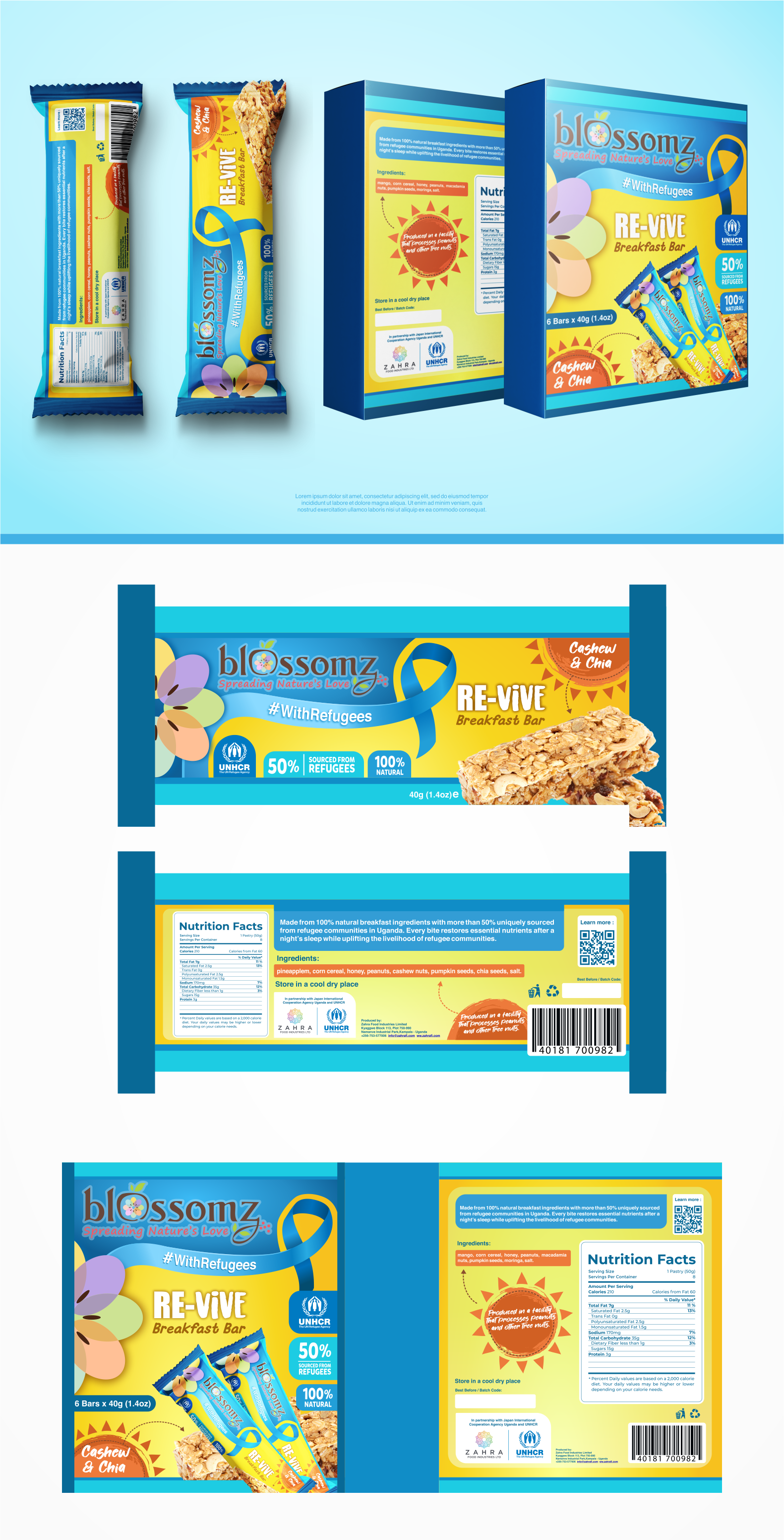 Packaging Design by LUTNG. for Zahra Food Industries Ltd | Design #30832924