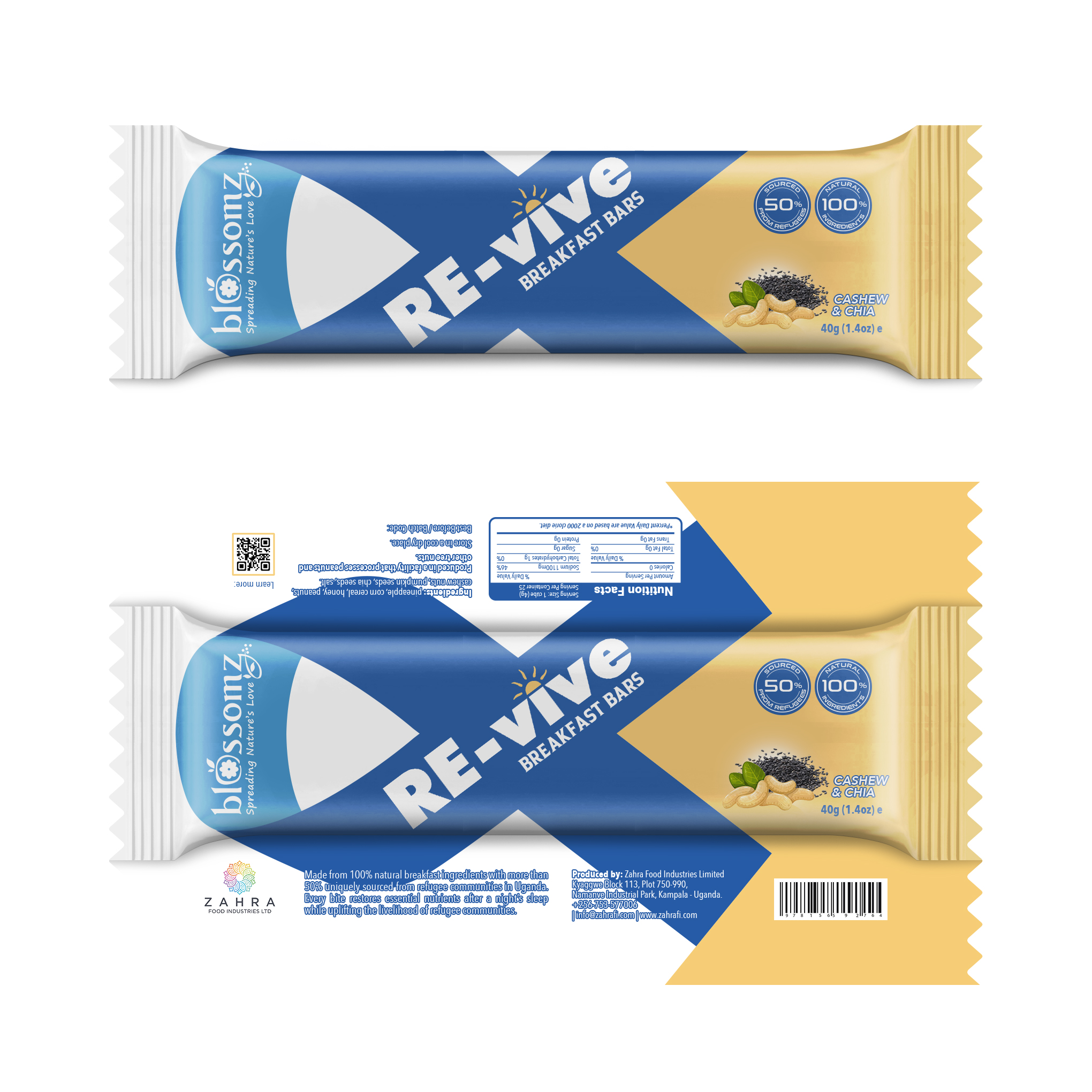 Packaging Design by Rockyman for Zahra Food Industries Ltd | Design #30754133