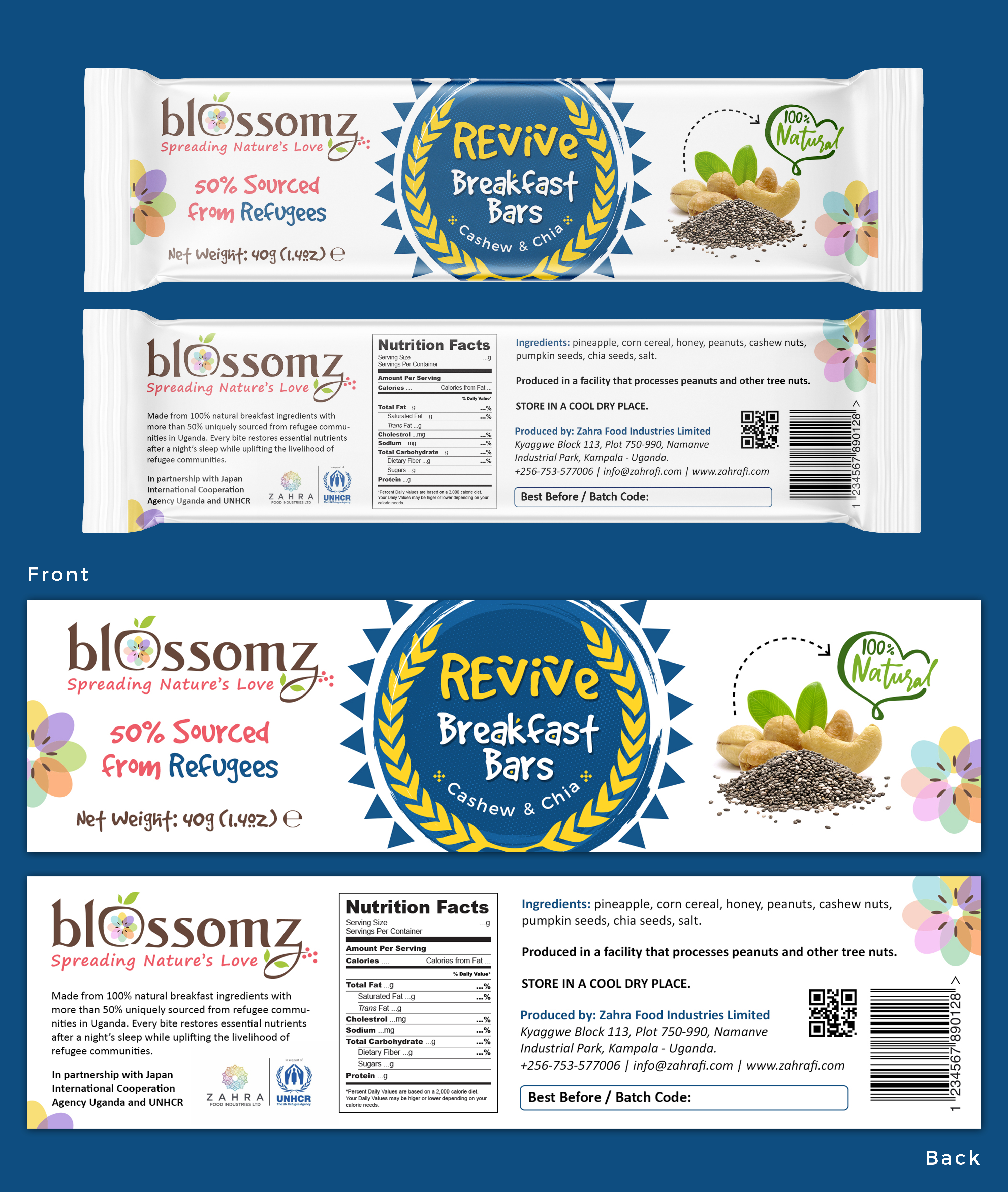 Diseño de Empaque por SAI DESIGNS para Zahra Food Industries Ltd | Diseño #30759871