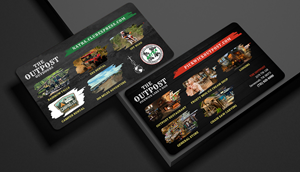 Business Card Design by Sun Moon Graphic Designer for The Outpost | Design: #30711400