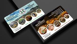 Business Card Design by Sun Moon Graphic Designer for The Outpost | Design: #30711552