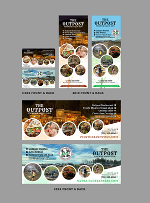 Business Card Design by Sun Moon Graphic Designer for The Outpost | Design: #30726706