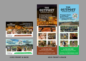 Business Card Design by Sun Moon Graphic Designer for The Outpost | Design: #30726708