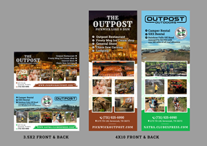 Business Card Design by Sun Moon Graphic Designer for The Outpost | Design: #30749550