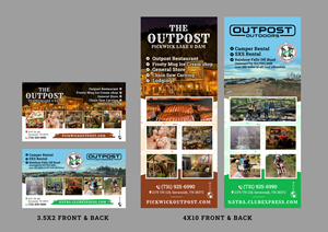 Visitenkarten-Design von Sun Moon Graphic Designer für The Outpost | Design #30753009
