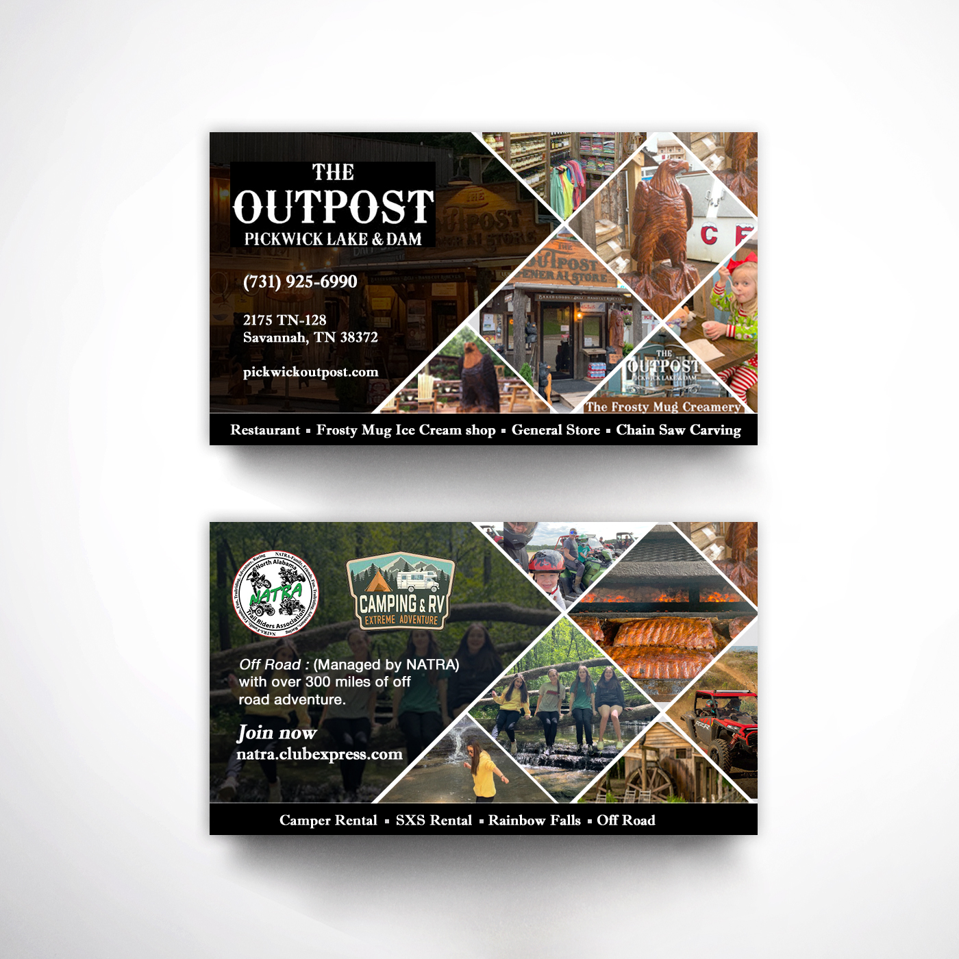 Business Card Design by Brand aid for The Outpost | Design #30719905