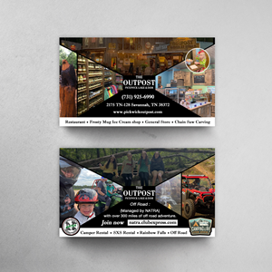 Business Card Design by Brand aid for The Outpost | Design: #30737283