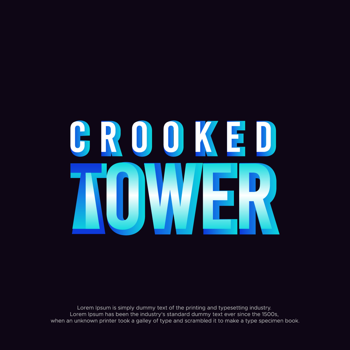 Logo Design by fly  design for Crooked Tower, Inc. | Design #30711979