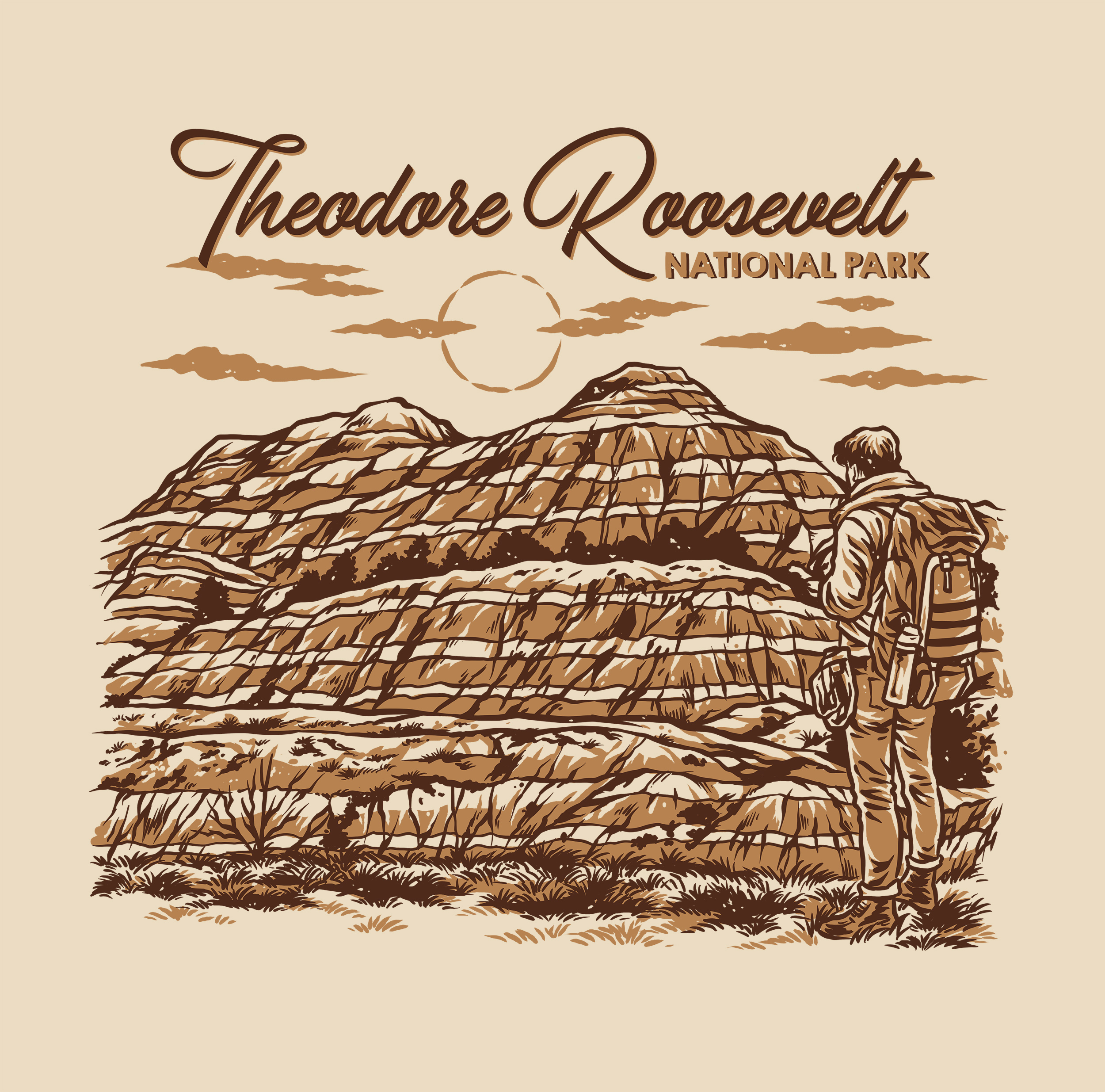 T-Shirt-Design von SangBlater für Theodore Roosevelt Nature & History Association | Design #30734095