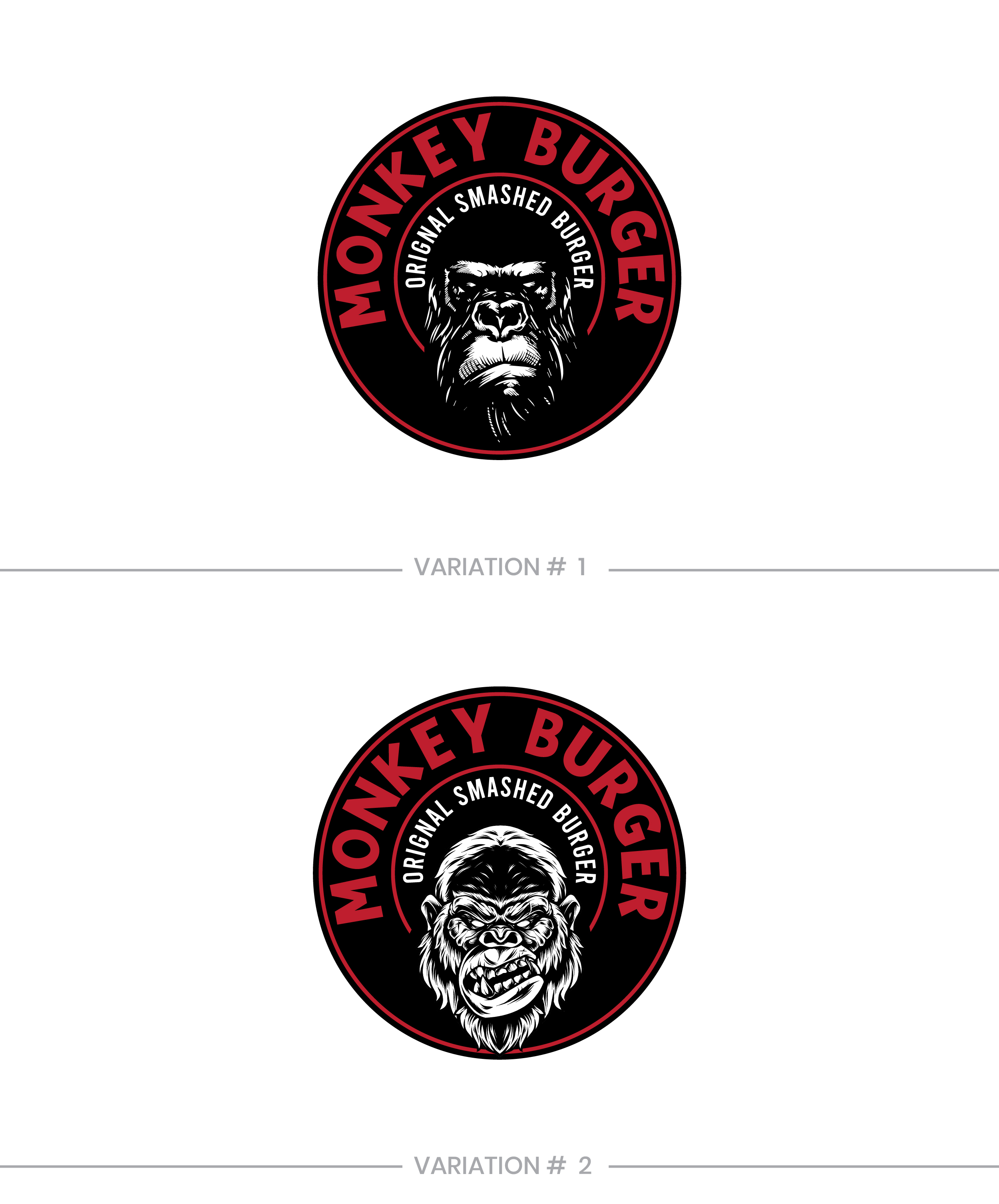 Logo Design by ShakiJav for Monkey burger | Design #30744002