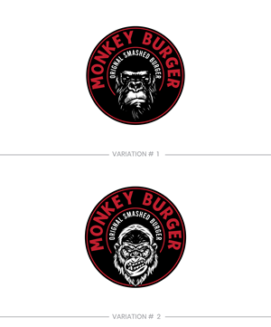 Logo Design by ShakiJav for Monkey burger | Design: #30744002