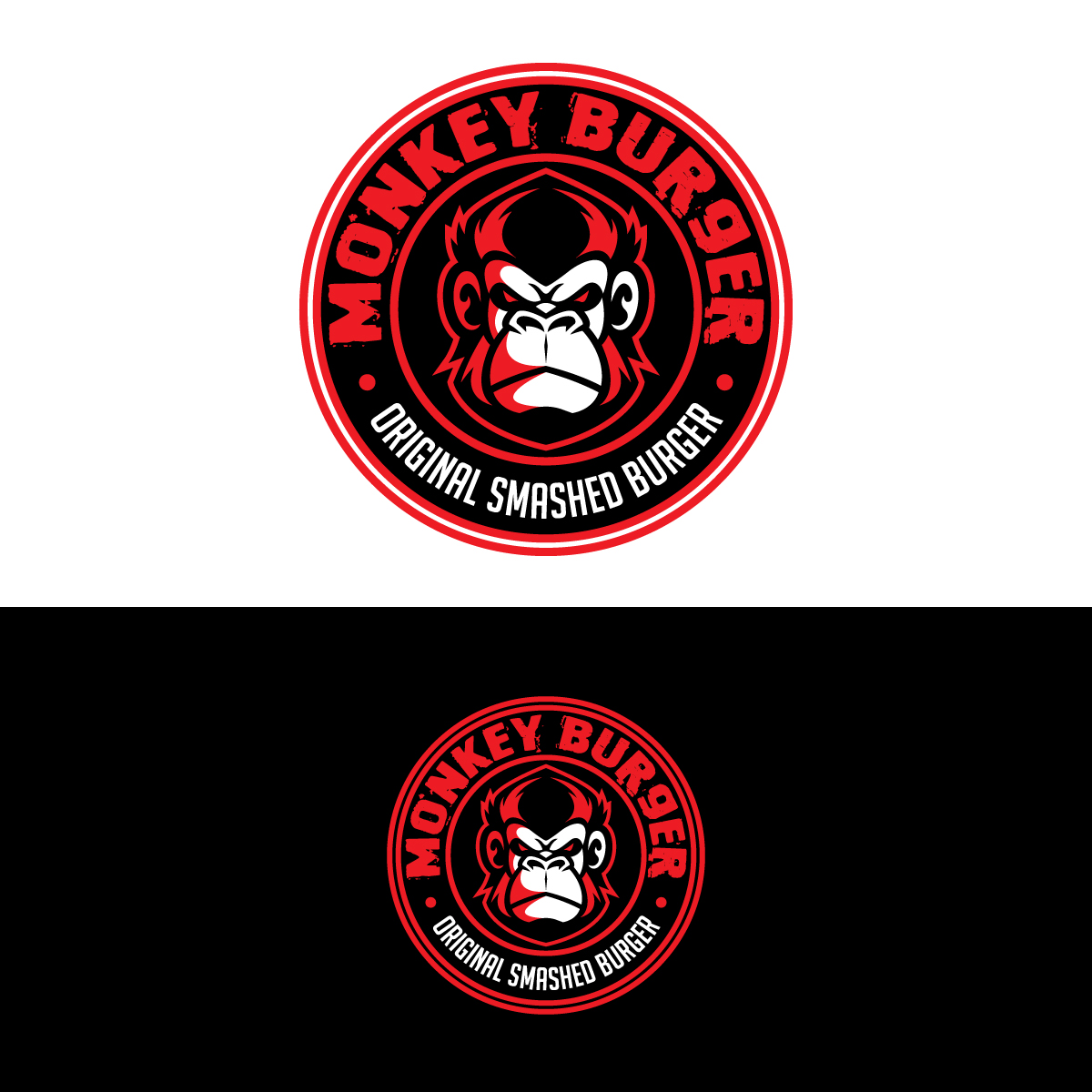 Logo Design by brand maker for Monkey burger | Design #30713742