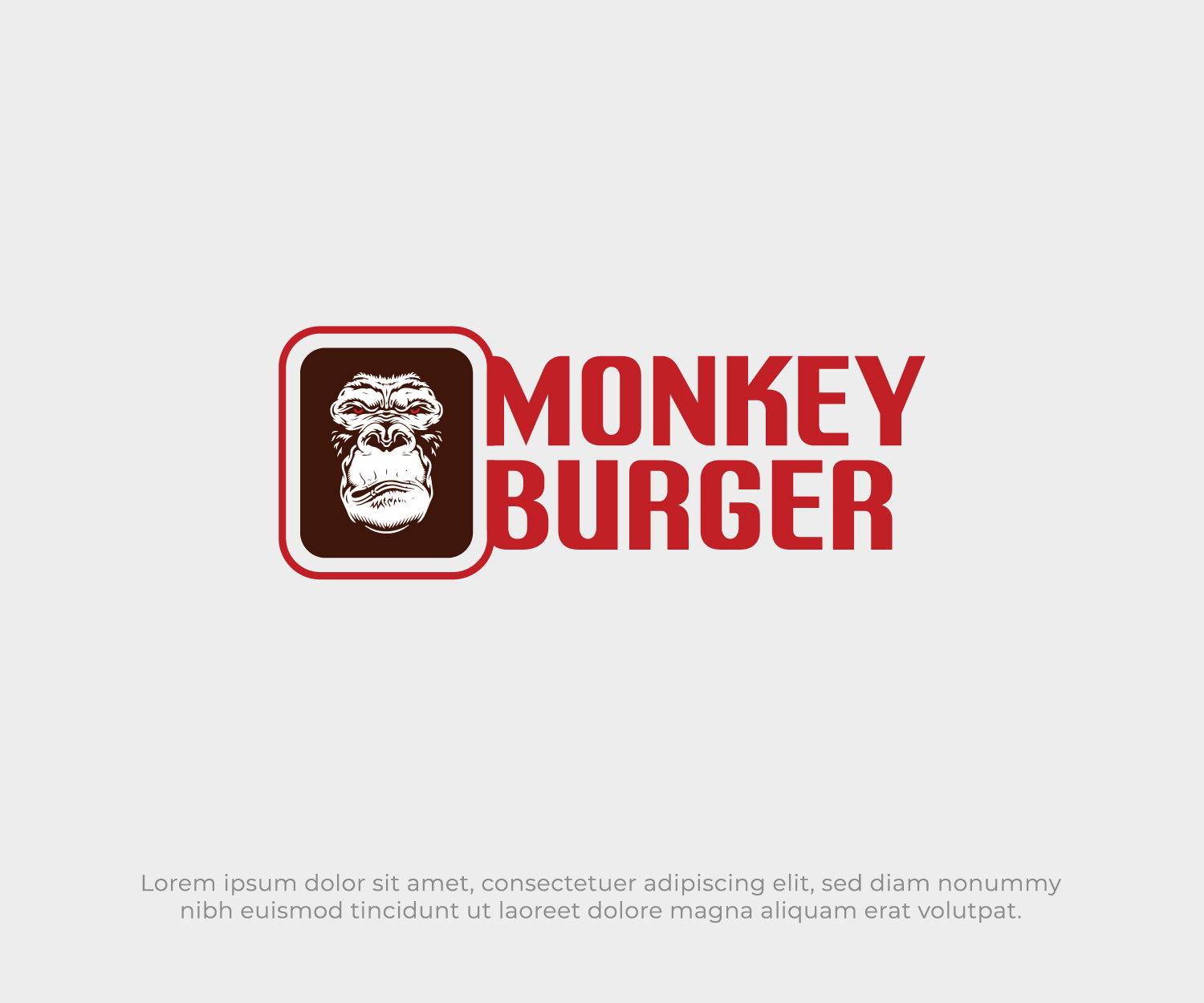 Logo-Design von Nevore Graphics für Monkey burger | Design #30709404