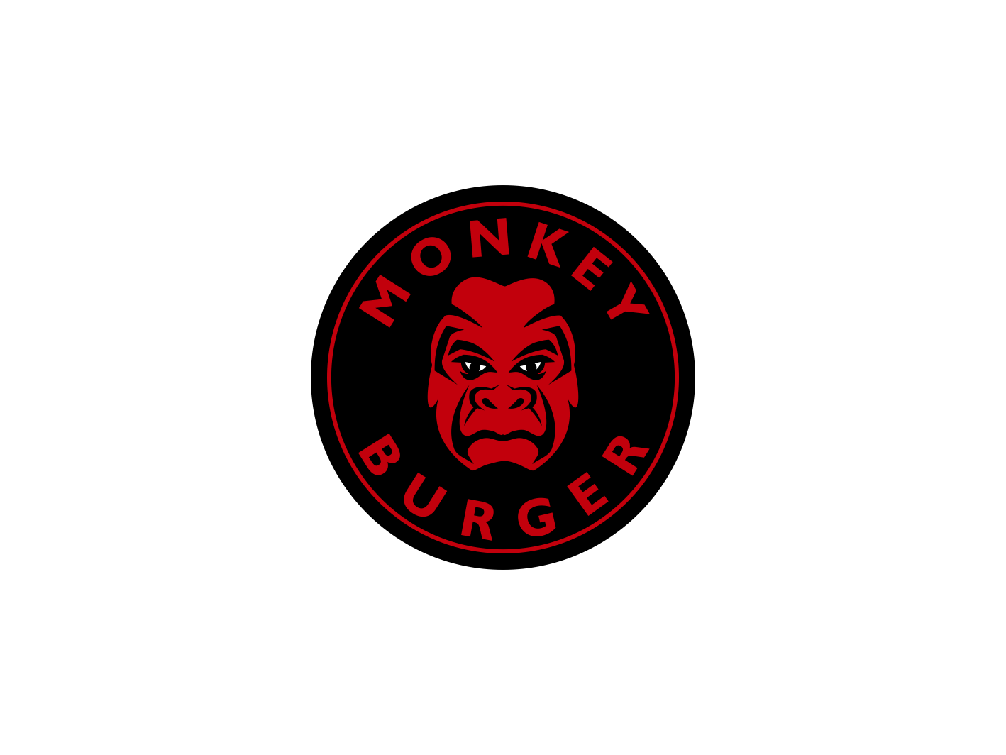Logo Design by BNdesigner for Monkey burger | Design #30735138