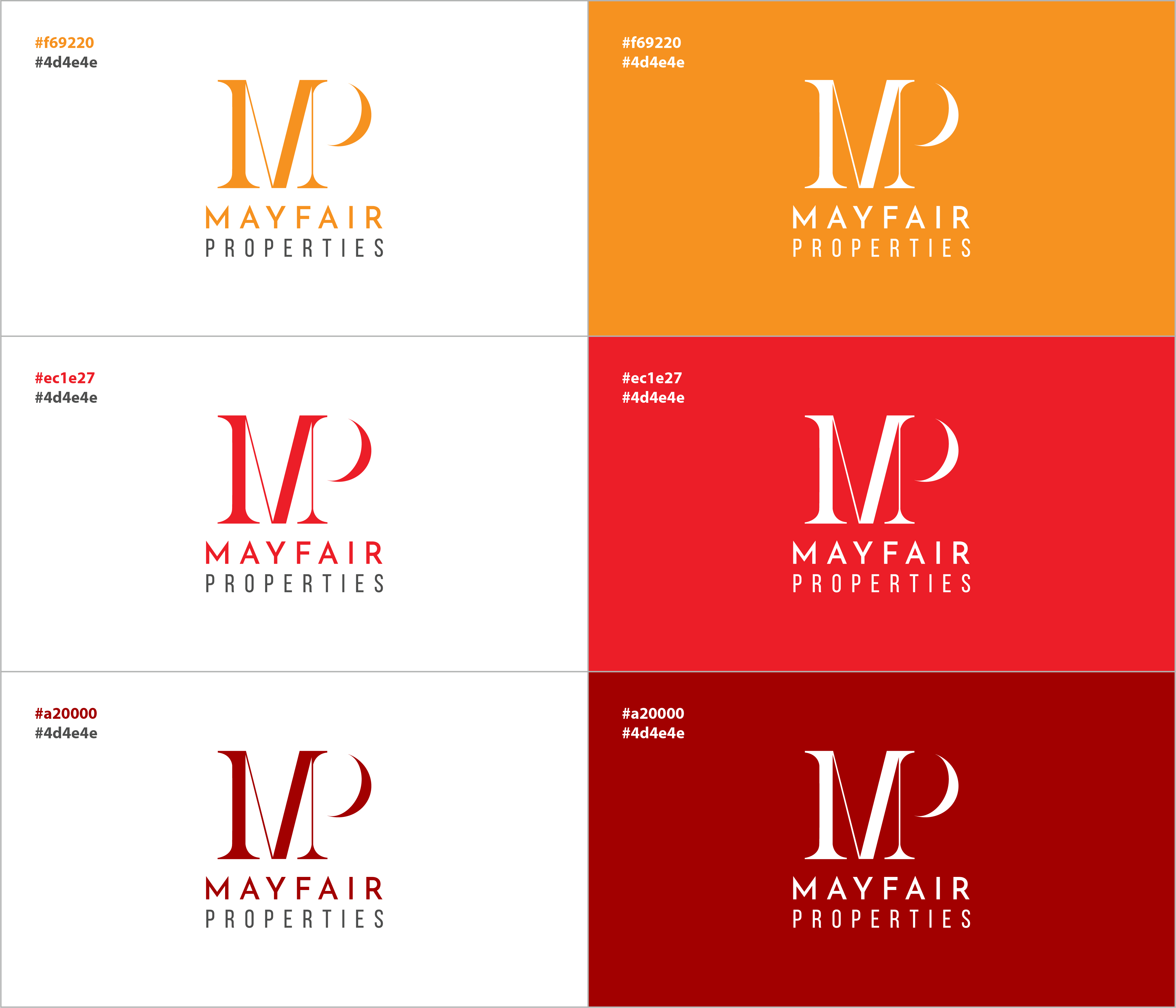 Diseño de Logo por UsamaIjaz para Mayfair Properties | Diseño #30760988