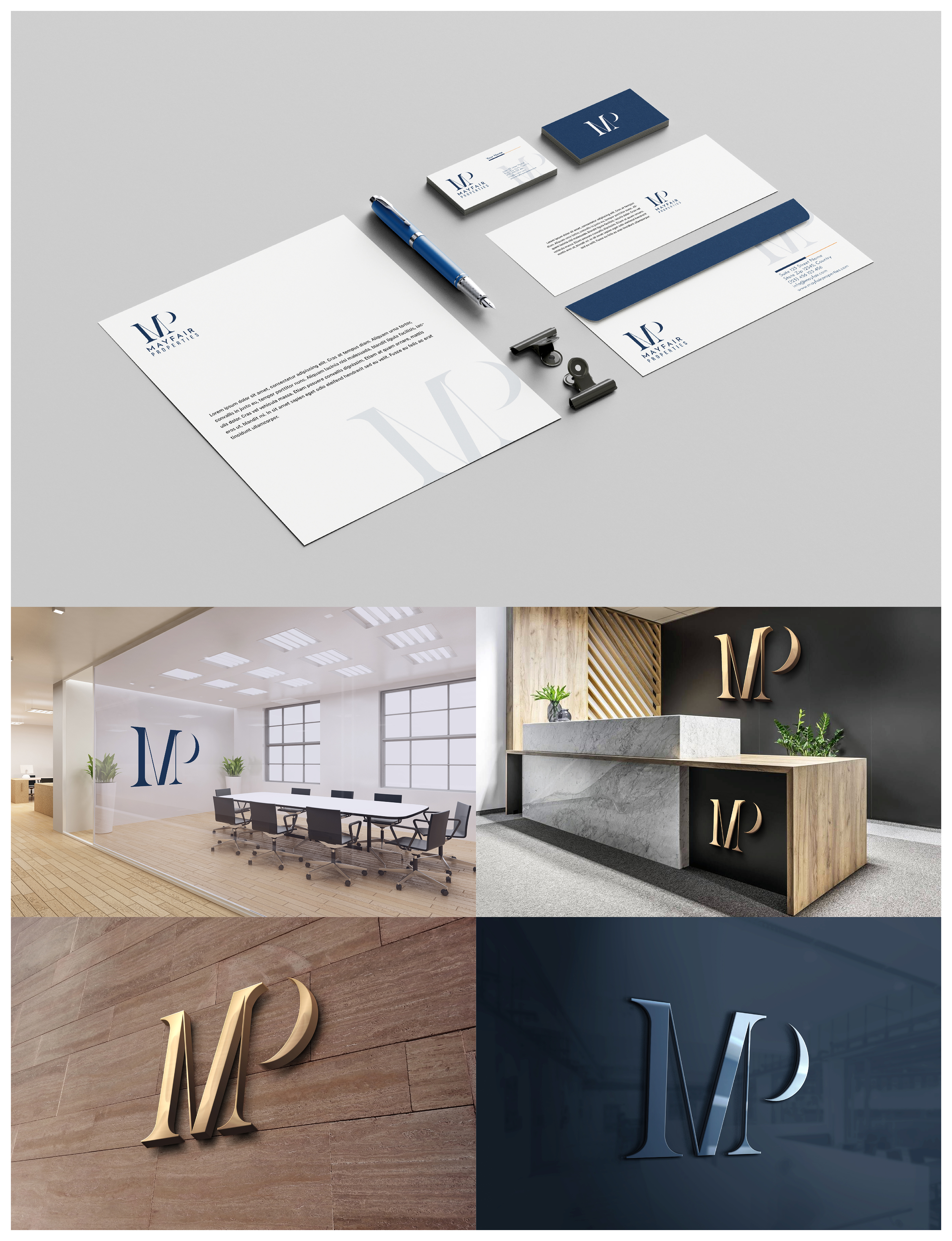 Diseño de Logo por UsamaIjaz para Mayfair Properties | Diseño #30766820