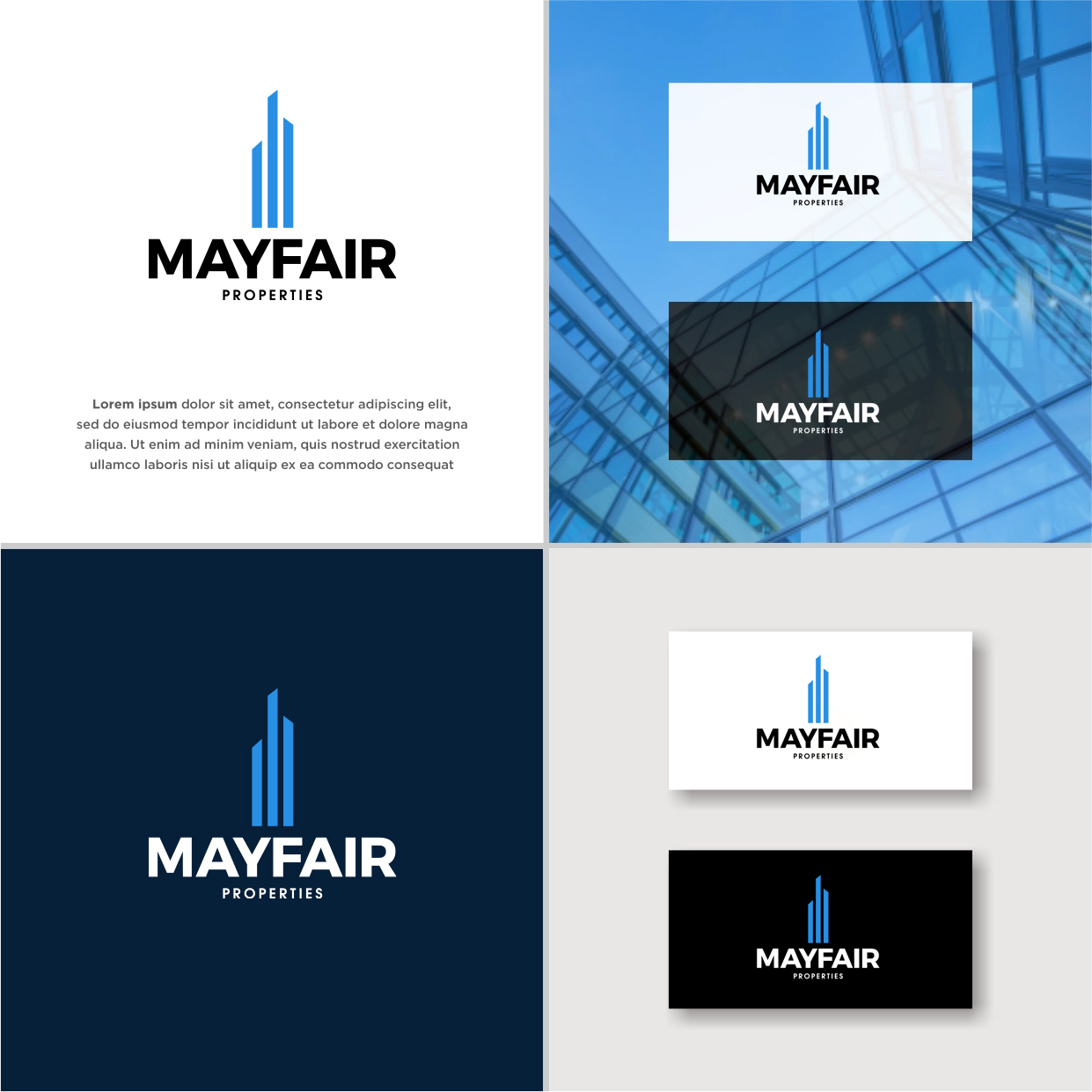 Logo-Design von creative.visuals für Mayfair Properties | Design #30759349