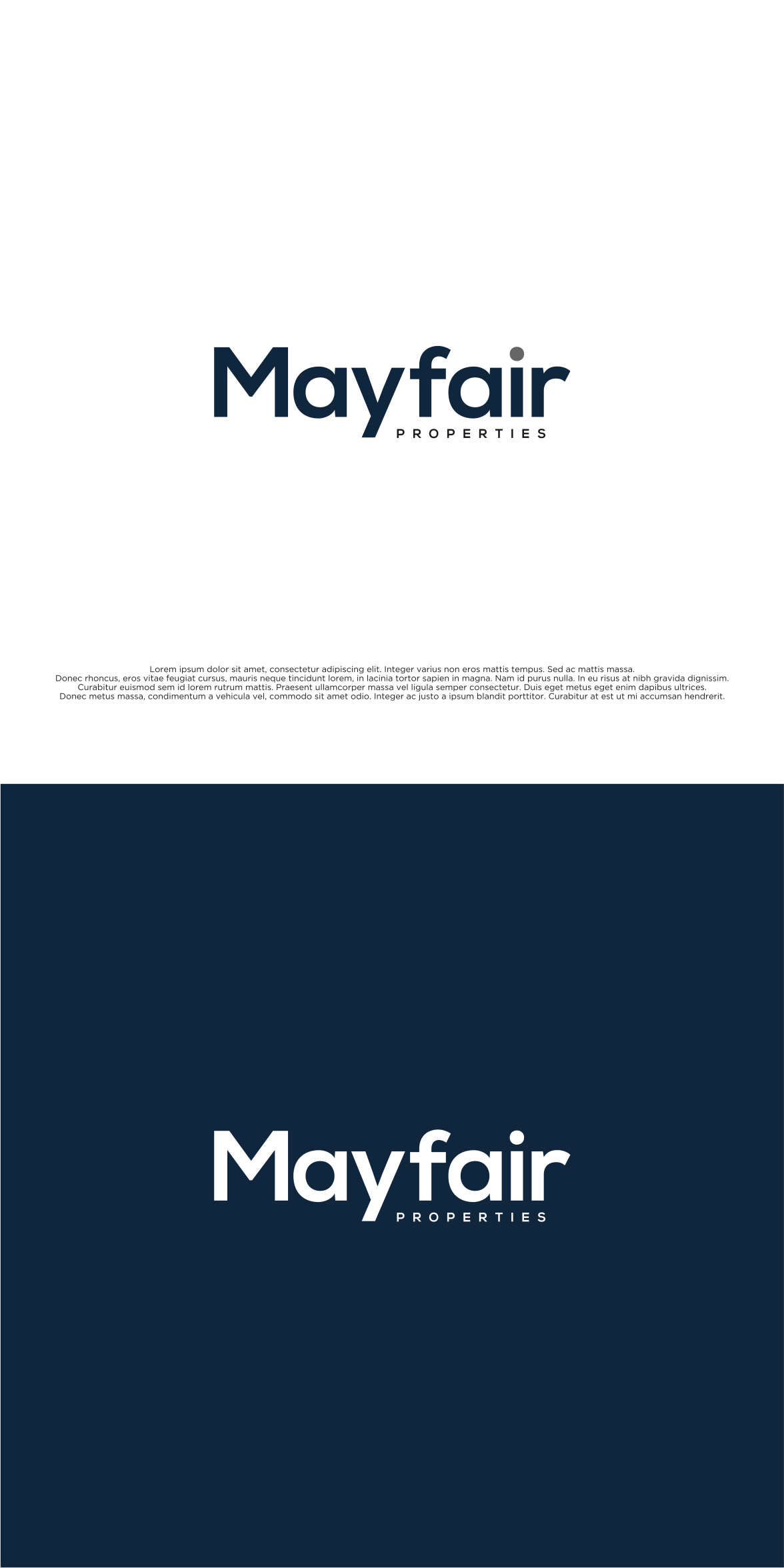 Logo Design by shiroRo for Mayfair Properties | Design #30727203
