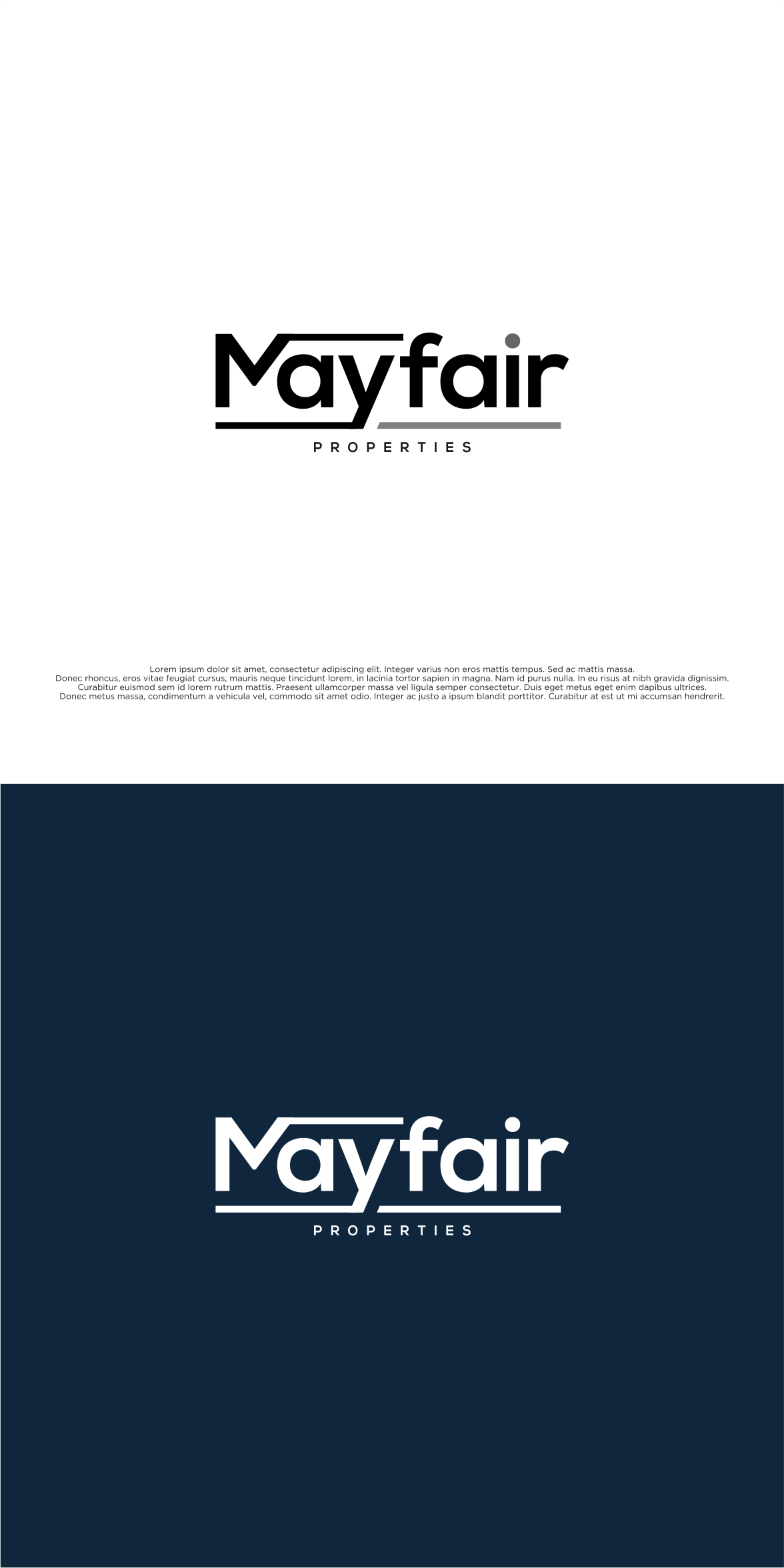 Logo Design by shiroRo for Mayfair Properties | Design #30760409