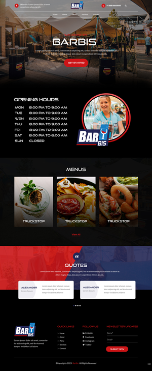 Web Design by pb for Truckstop 26Bis BV | Design: #30730991