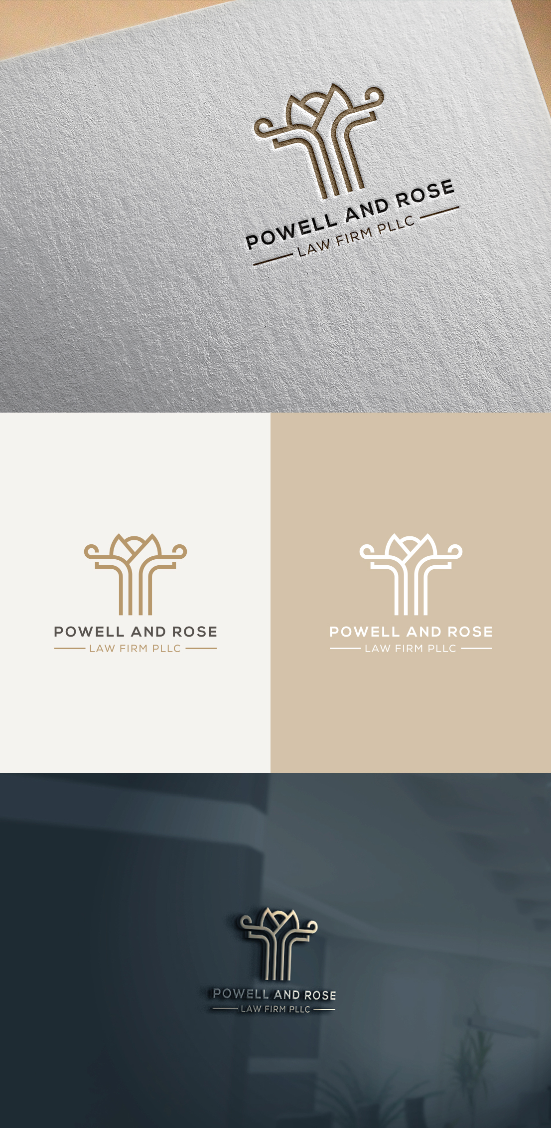 Logo-Design von Creative-Vect-Art für Law Offices of David L Powell, PLLC | Design #30728918