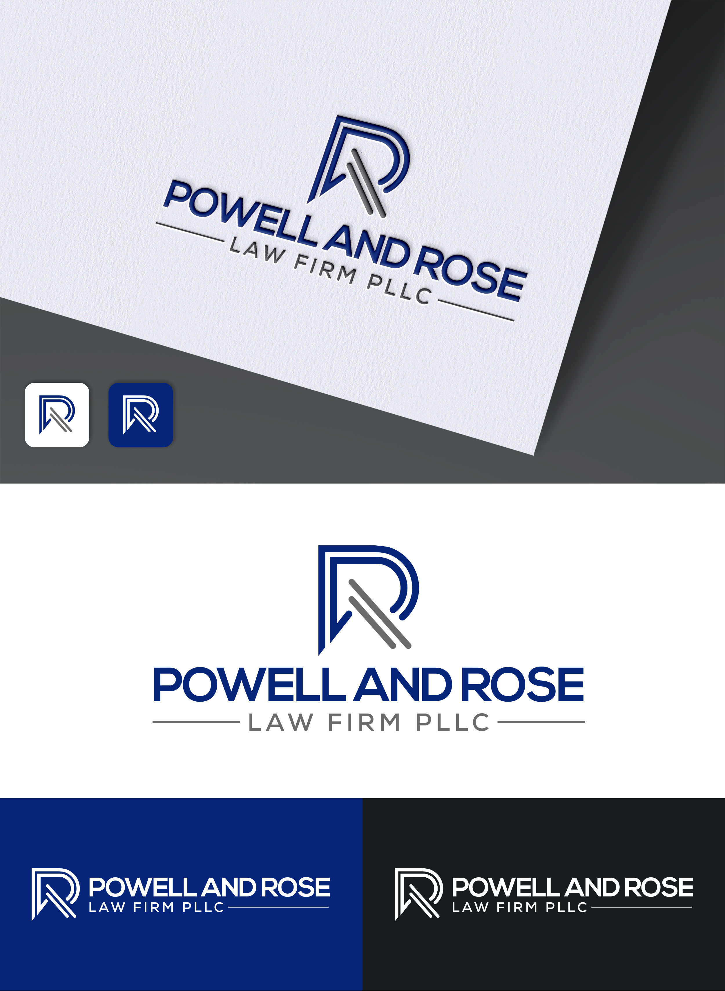 Logo Design by Design Athics for Law Offices of David L Powell, PLLC | Design #30728718