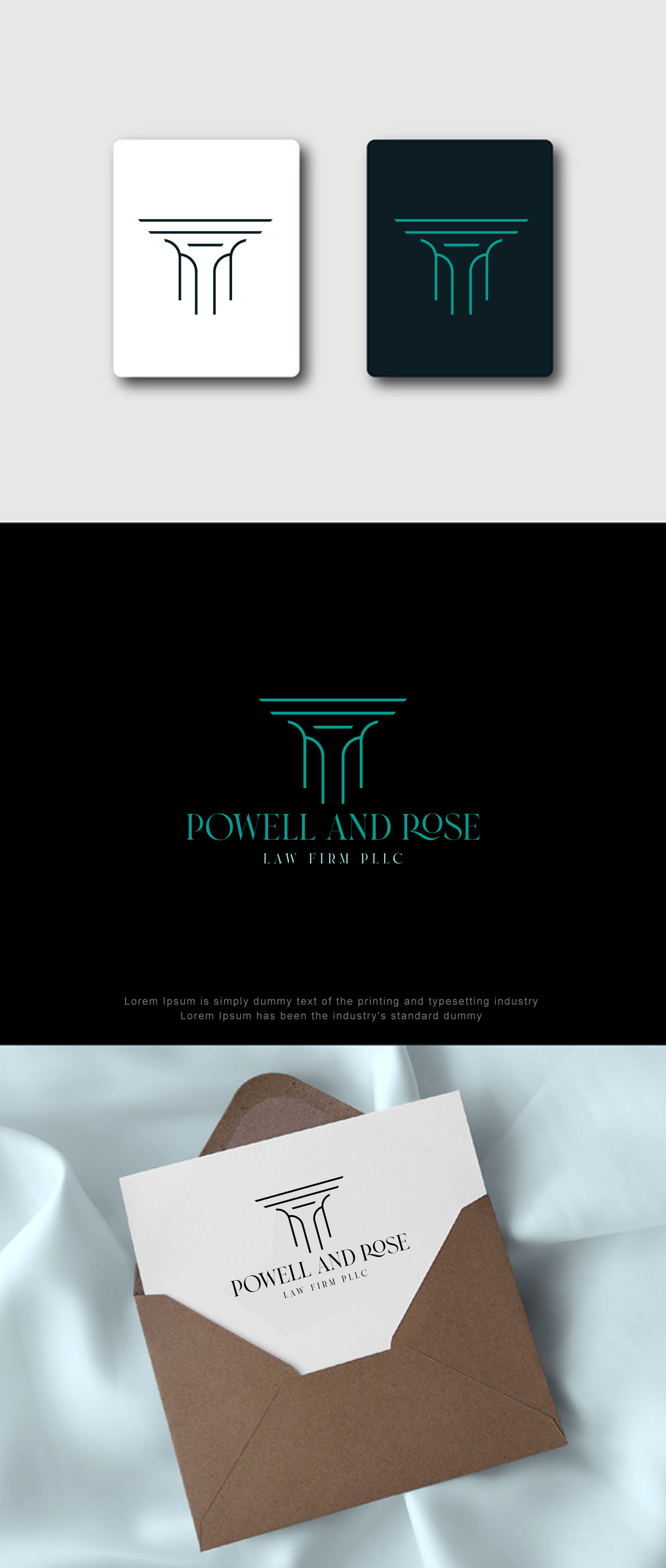 Logo Design by Revolt Team for Law Offices of David L Powell, PLLC | Design #30719925