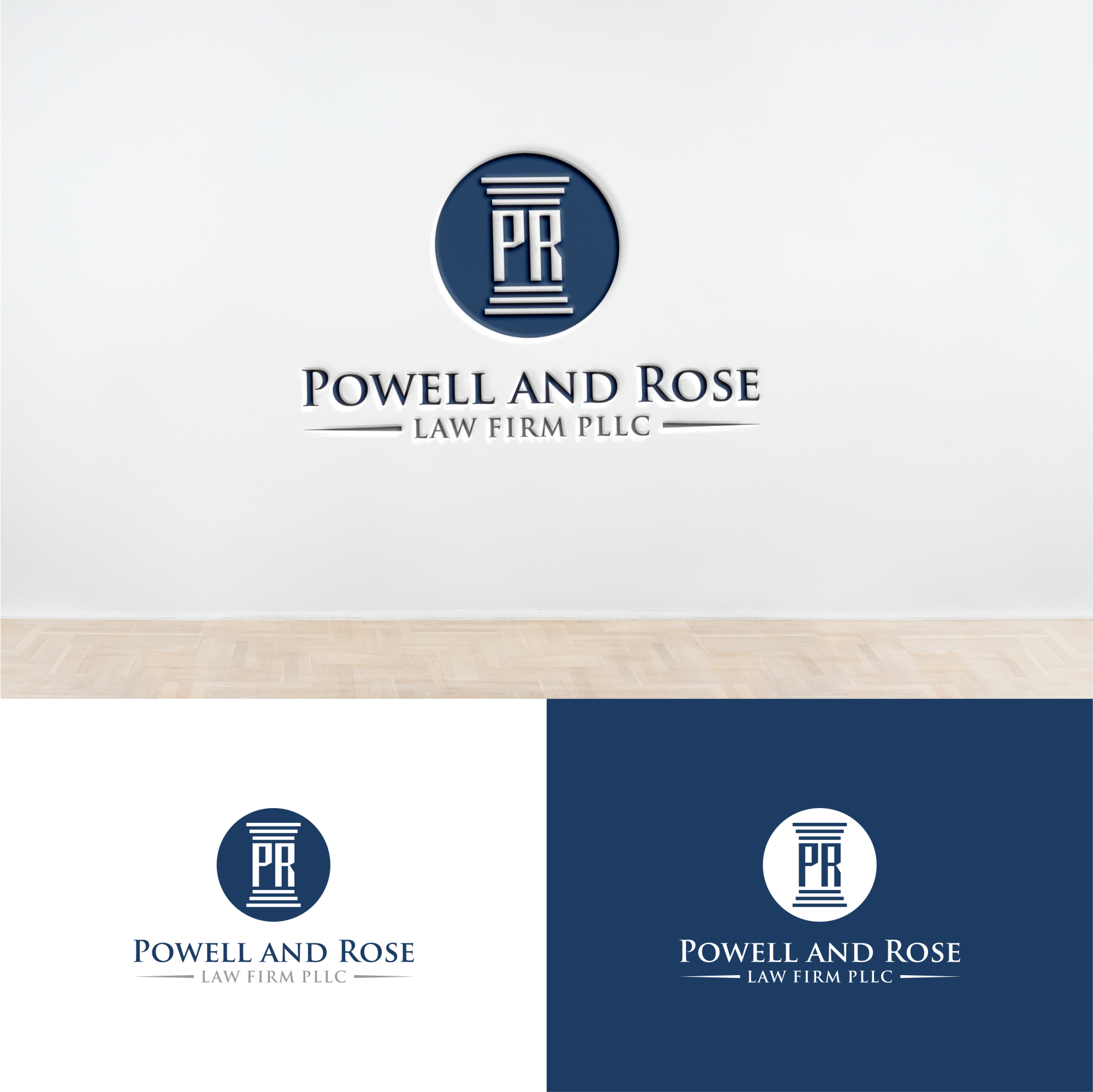 Diseño de Logo por Noekha Studio para Law Offices of David L Powell, PLLC | Diseño #30727801
