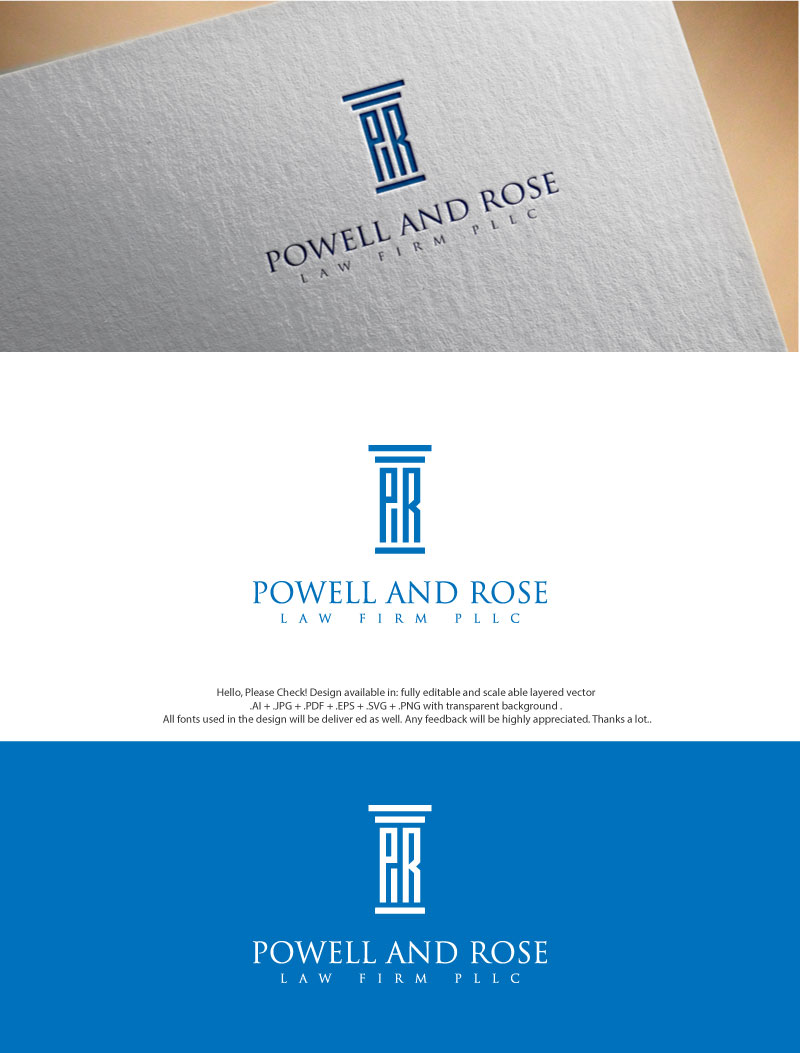 Diseño de Logo por skart para Law Offices of David L Powell, PLLC | Diseño #30724302