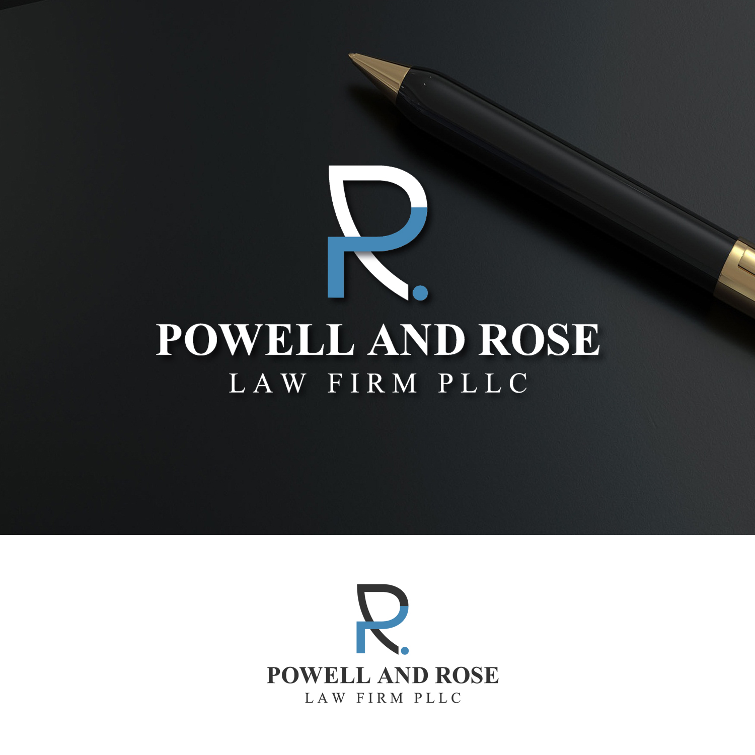 Logo-Design von LogoGraphx für Law Offices of David L Powell, PLLC | Design #30719743