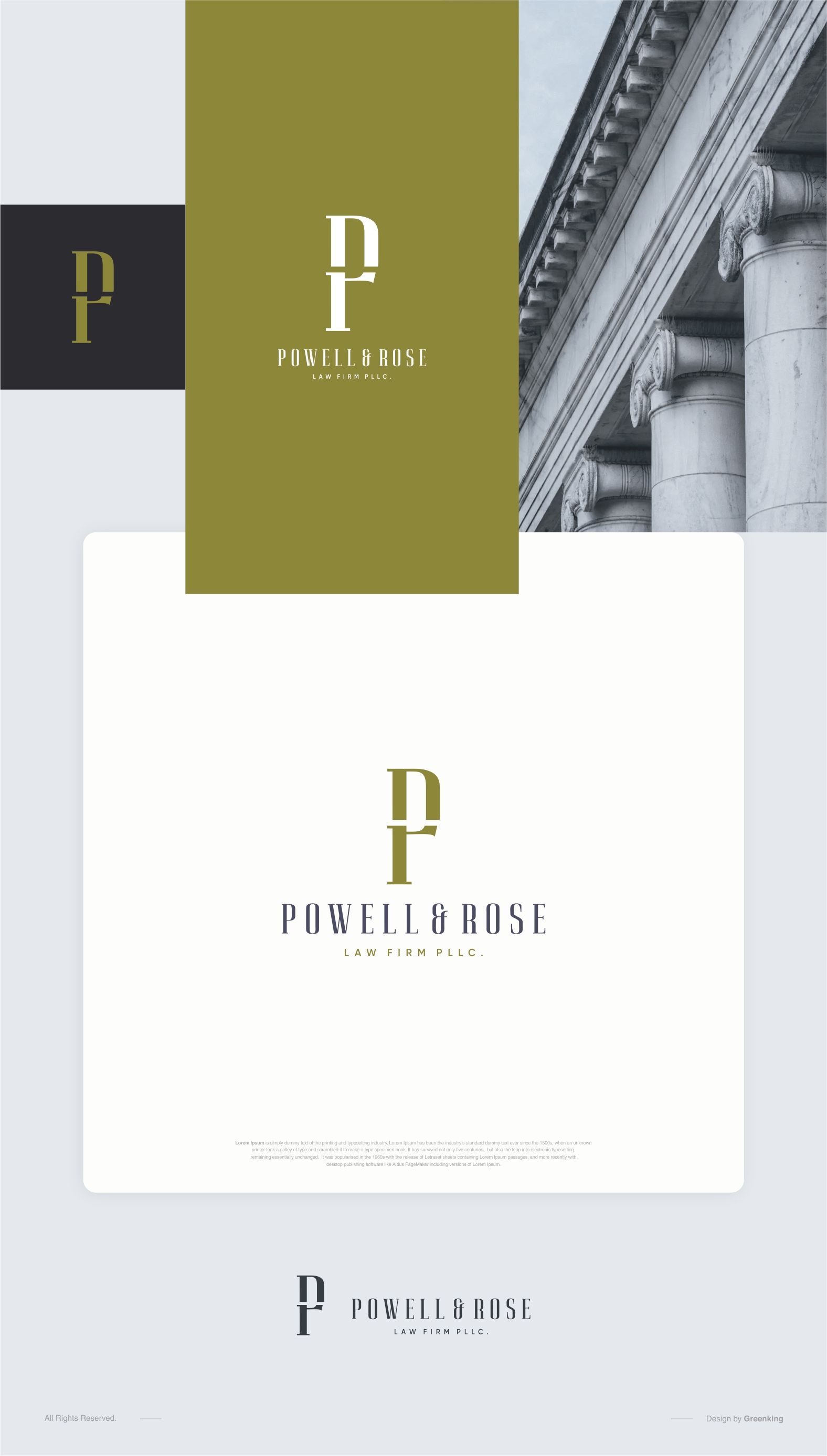 Logo Design by greenking™ for Law Offices of David L Powell, PLLC | Design #30732730