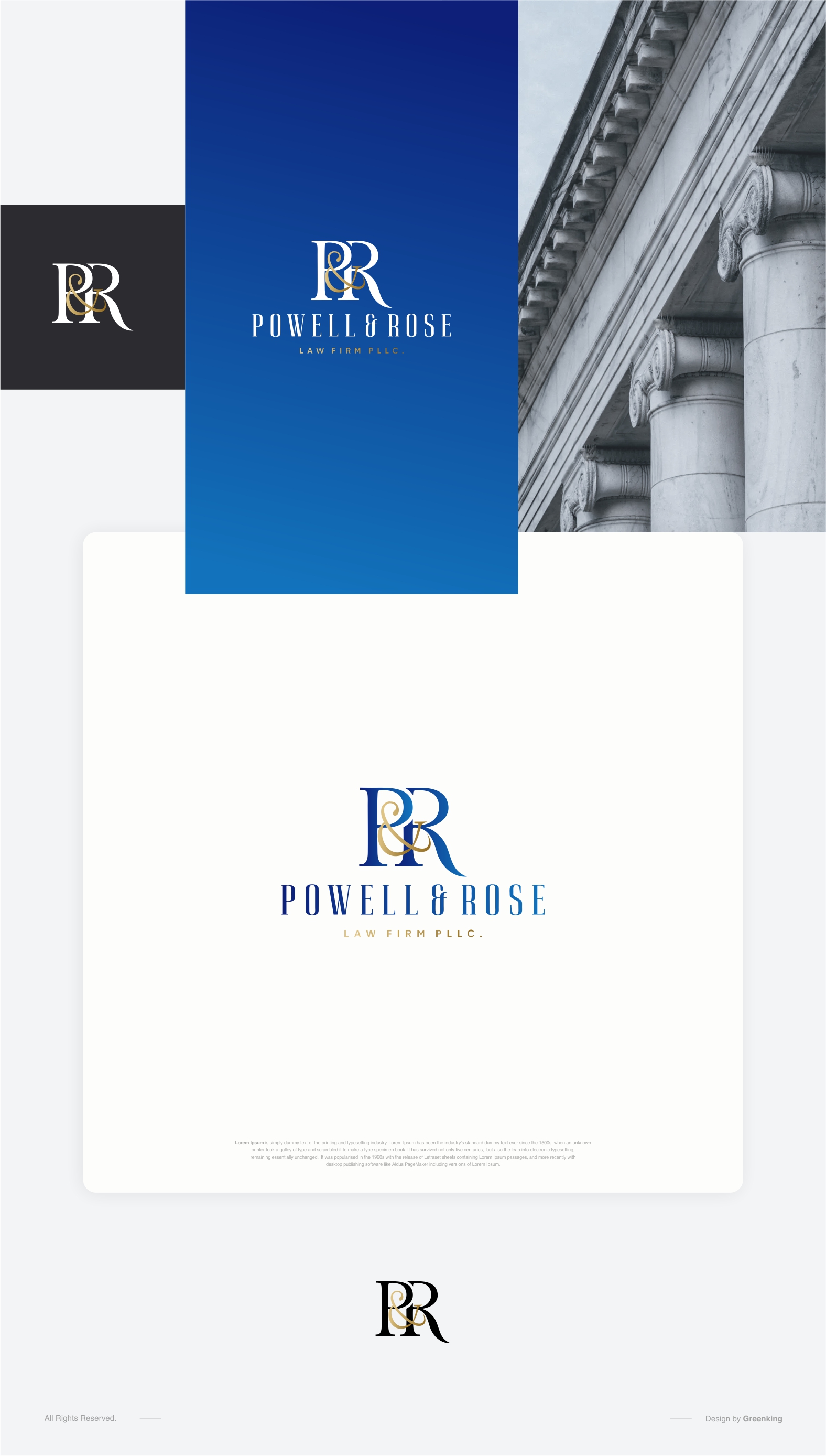 Design de Logo par greenking™ pour Law Offices of David L Powell, PLLC | Design #30732731