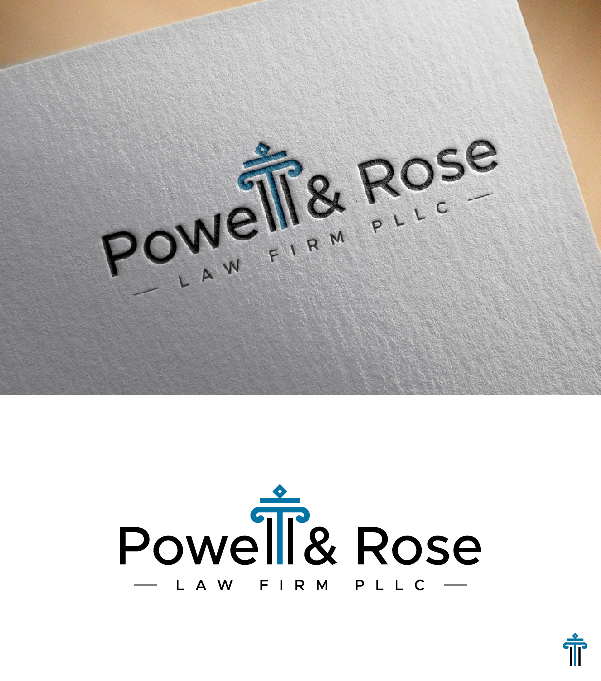 Logo Design by fly  design for Law Offices of David L Powell, PLLC | Design #30720036