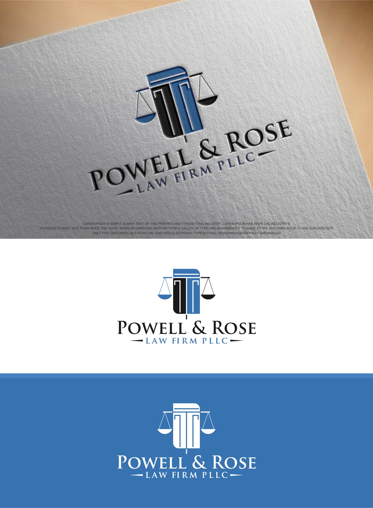 Logo Design by fly  design for Law Offices of David L Powell, PLLC | Design #30728676