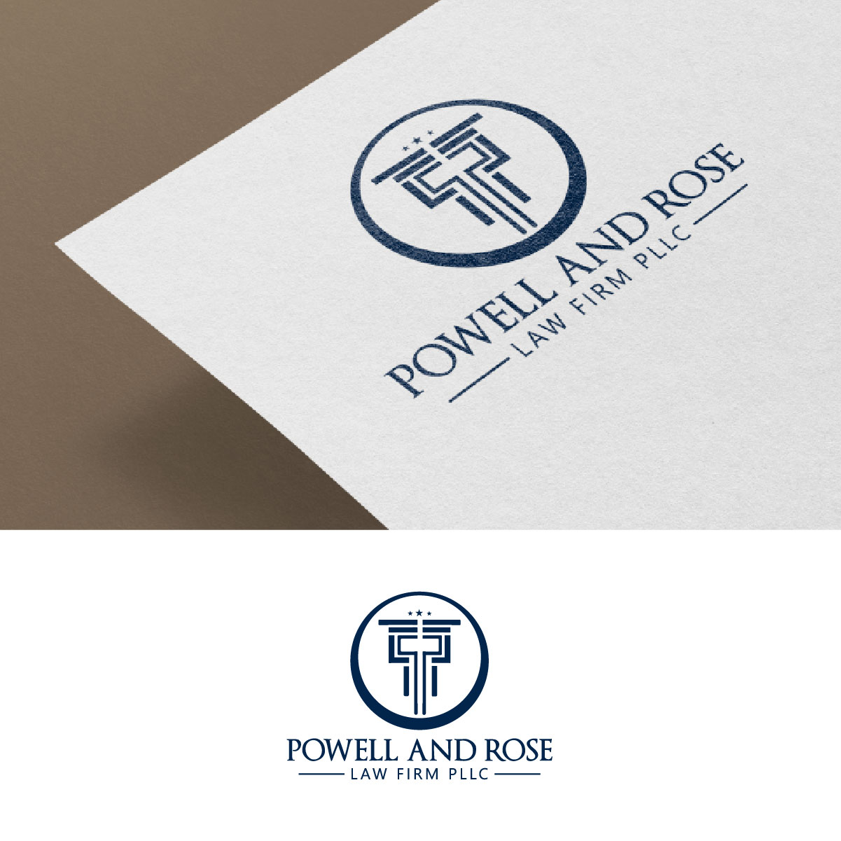 Logo Design by fly  design for Law Offices of David L Powell, PLLC | Design #30729427