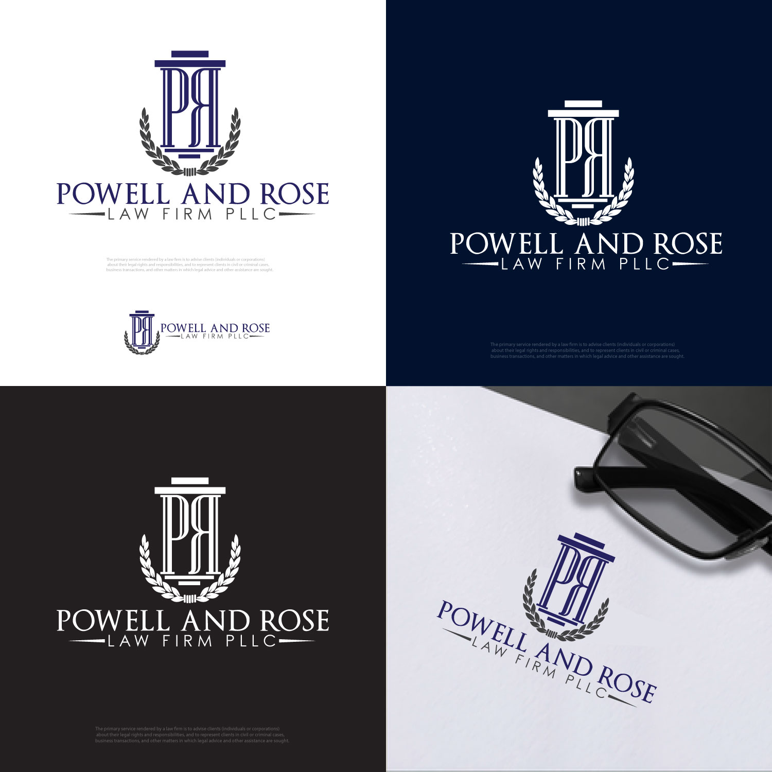 Logo Design by webeezine for Law Offices of David L Powell, PLLC | Design #30721039