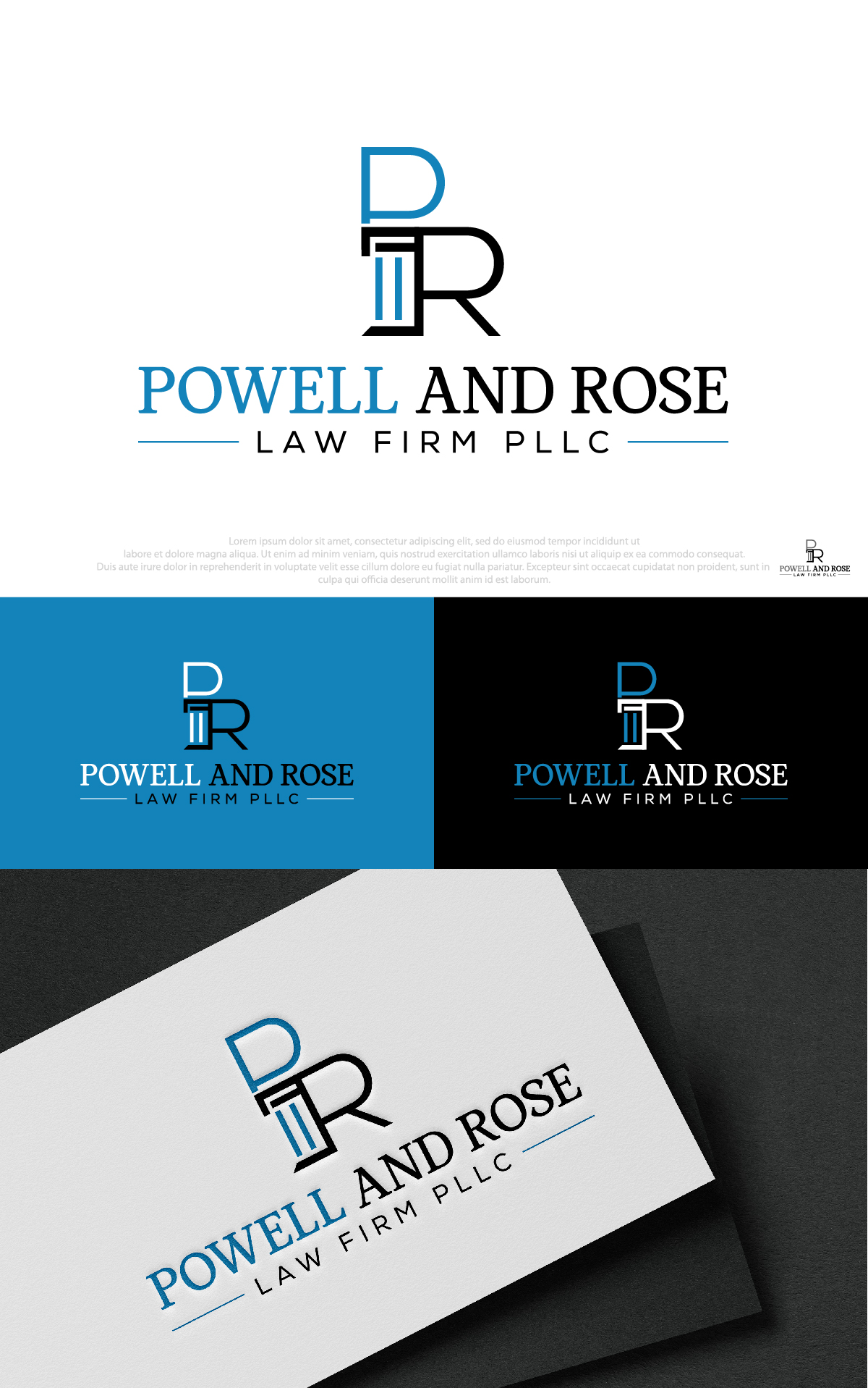 Logo Design by DesignLima for Law Offices of David L Powell, PLLC | Design #30725577