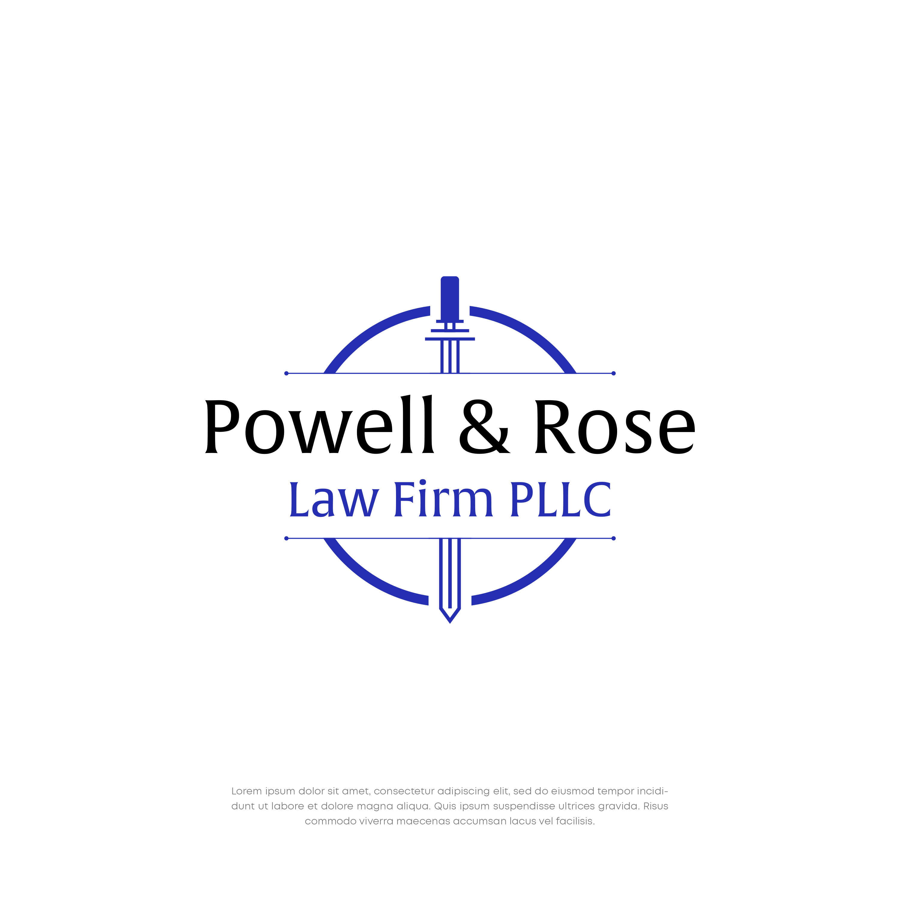 Logo Design by vramar.roy for Law Offices of David L Powell, PLLC | Design #30732548